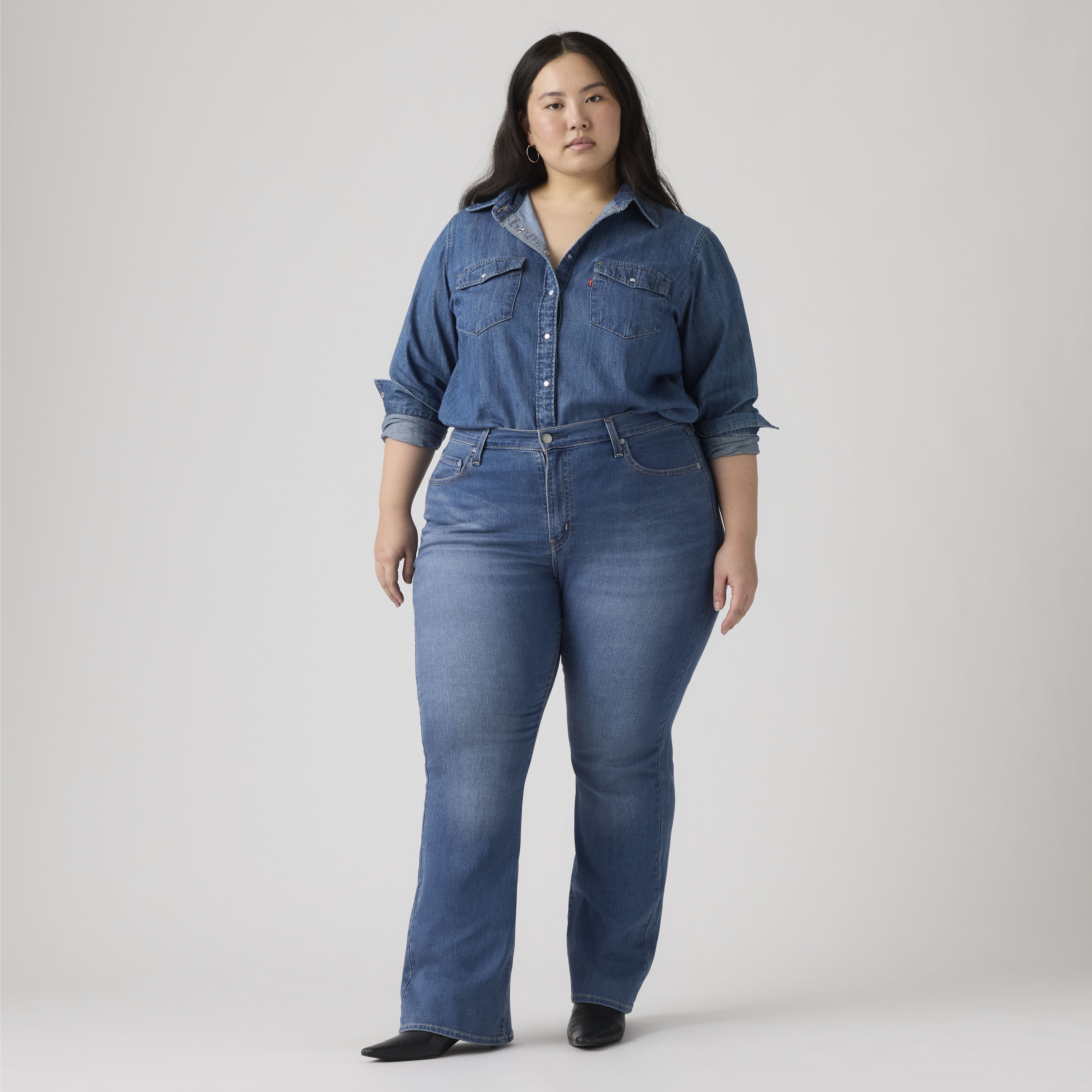 725 High-Rise Bootcut Women's Jeans (Plus Size) 5