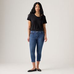 311 Shaping Skinny Capri Women's Pants — Lapis - Dark Wash 2