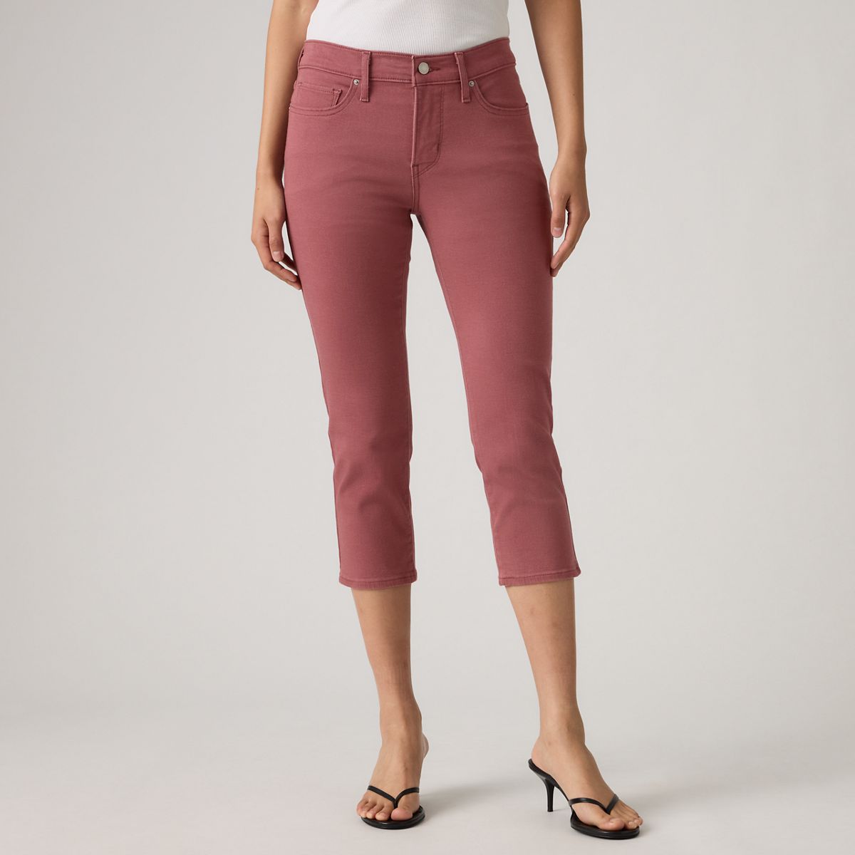 311 Shaping Skinny Capri Women's Pants — Crushed Berry - Purple