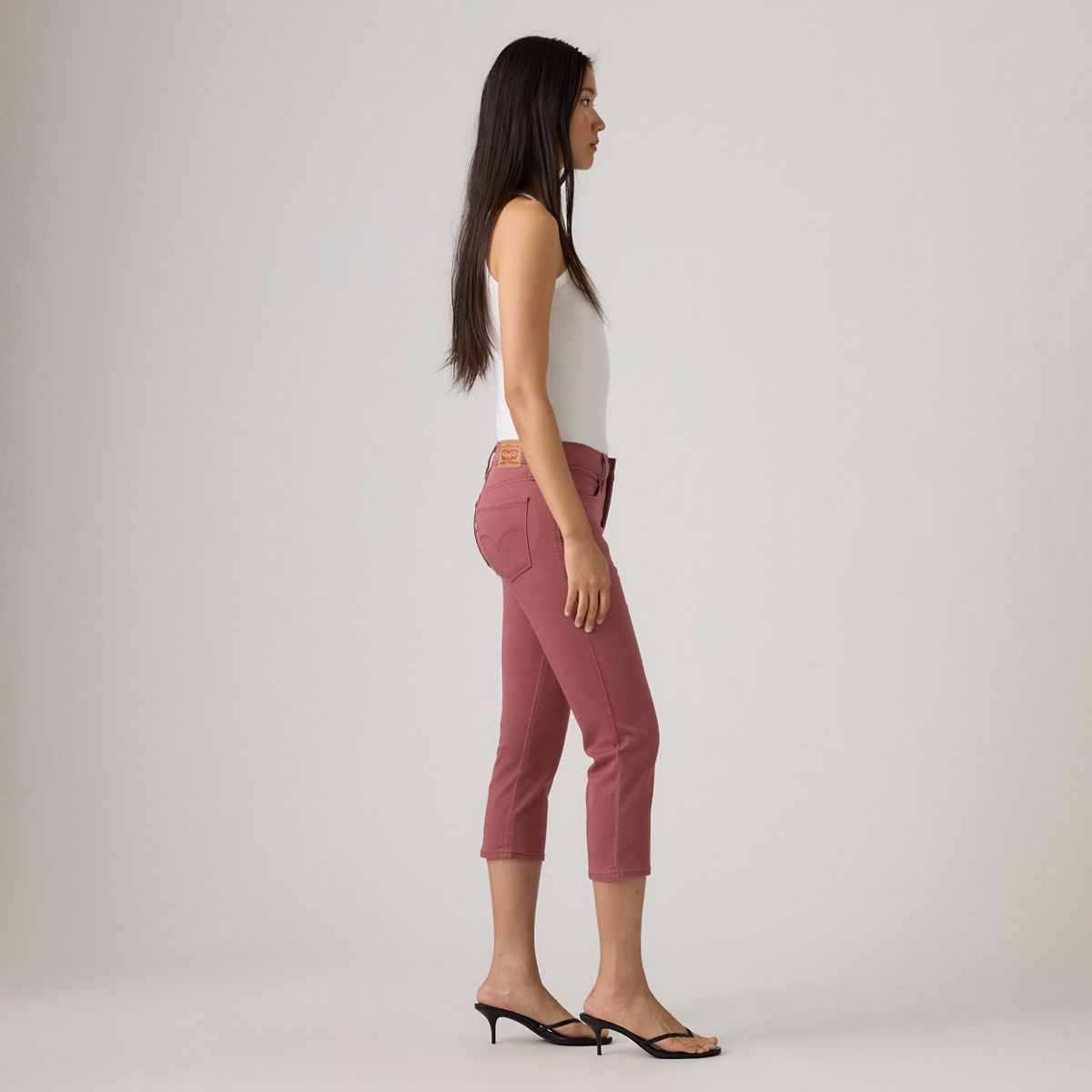 311 Shaping Skinny Capri Women's Pants — Crushed Berry - Purple