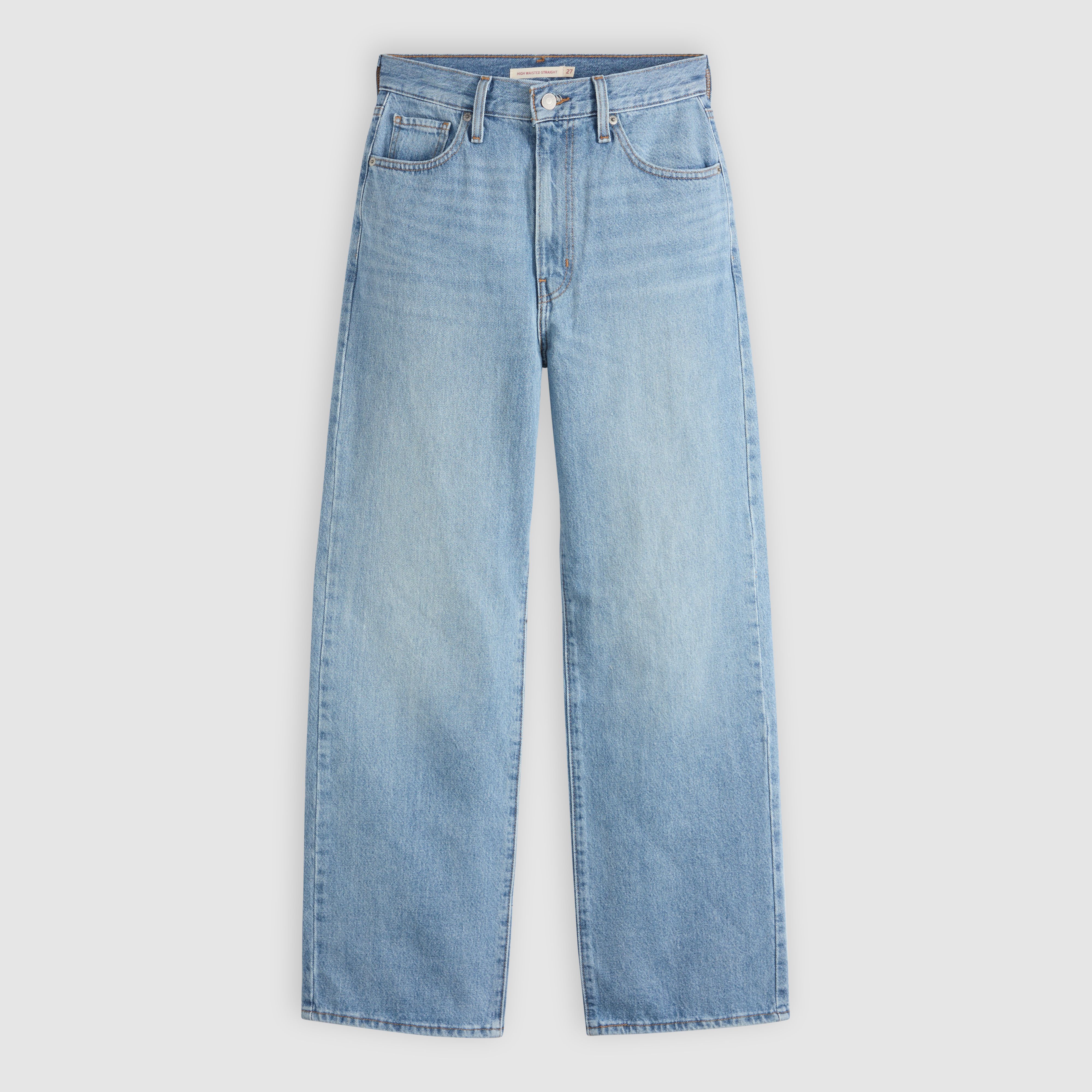 High Waisted Straight Jeans 1