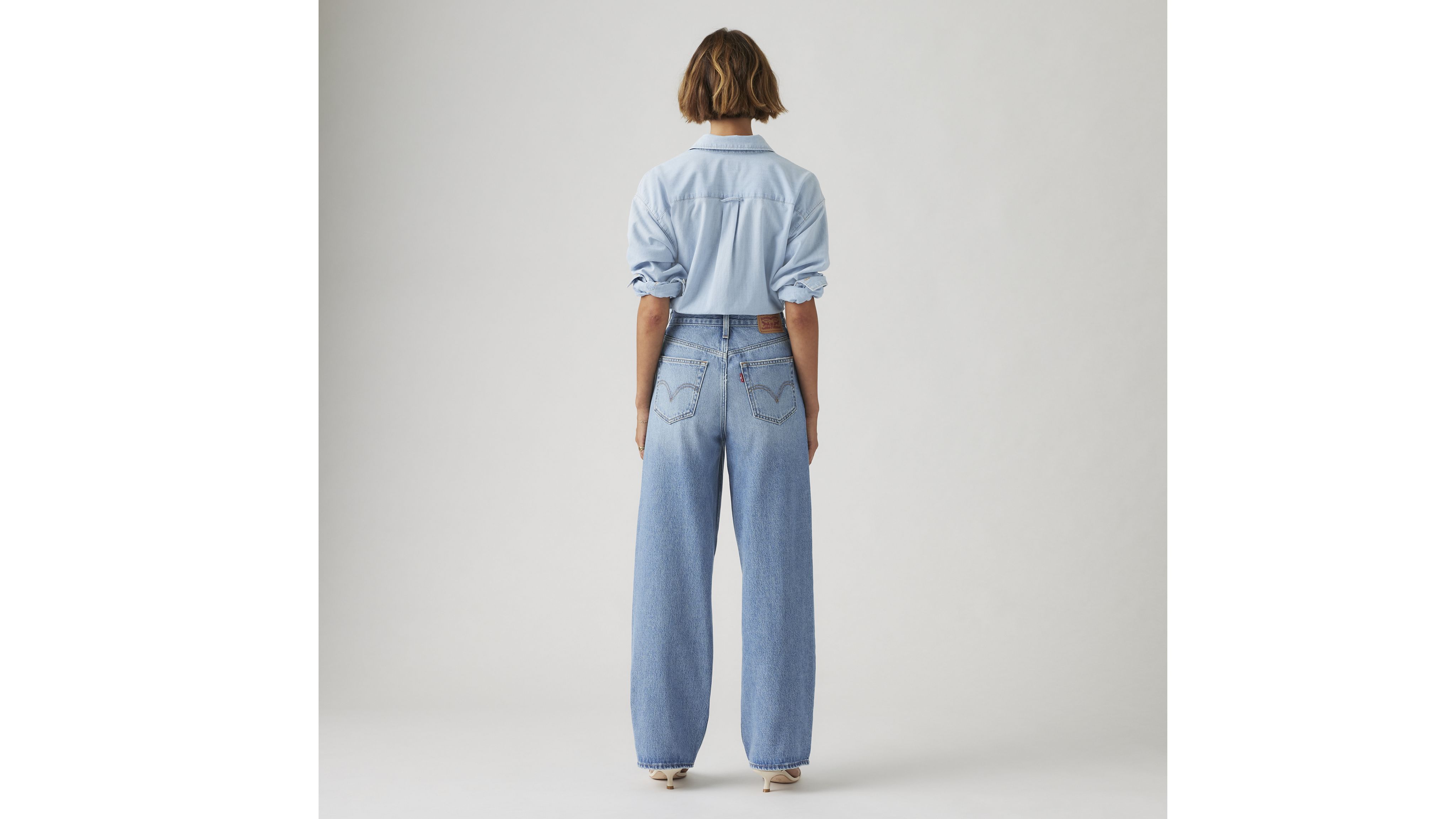 High Waisted Straight Jeans 3