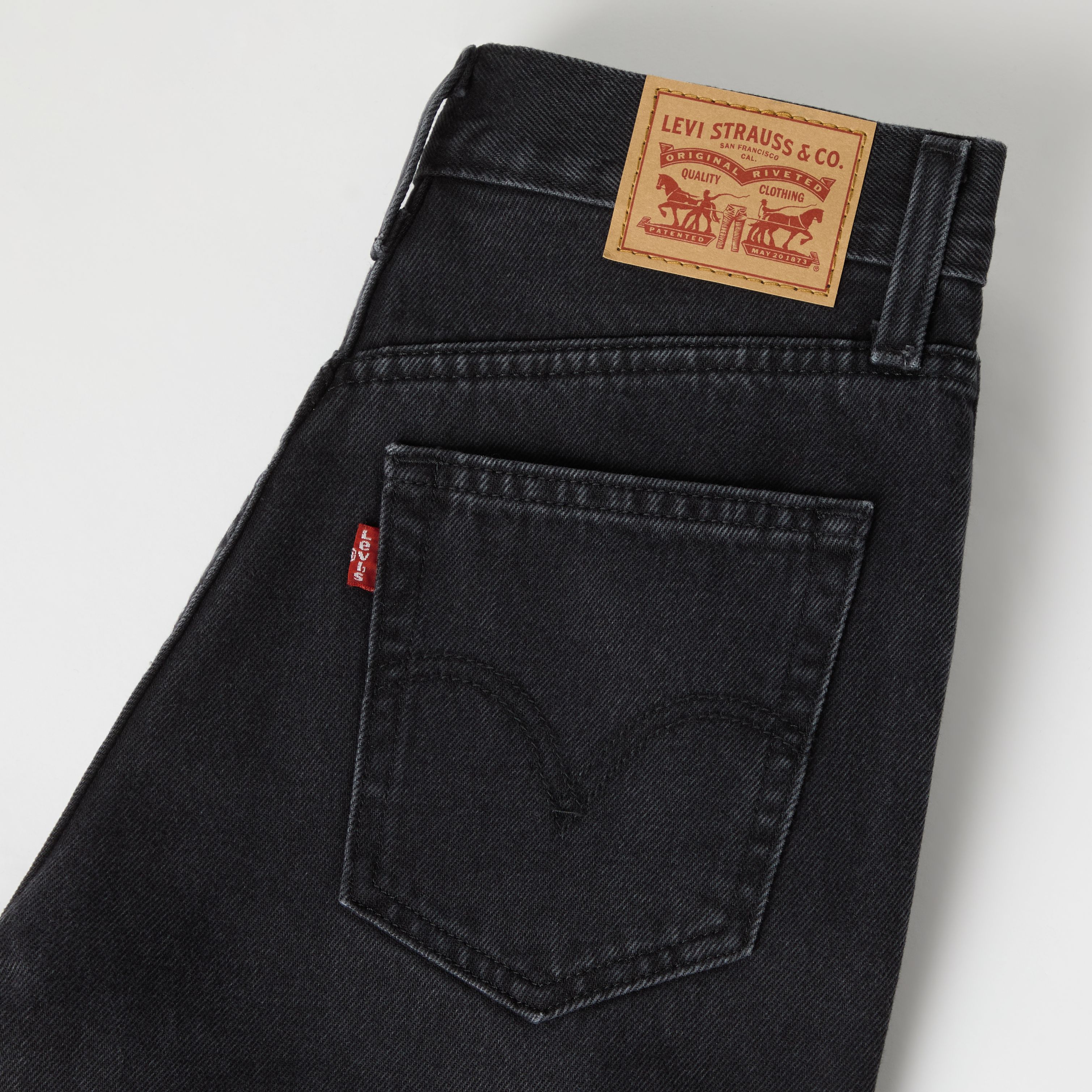 Jeans rectos de tiro alto 7