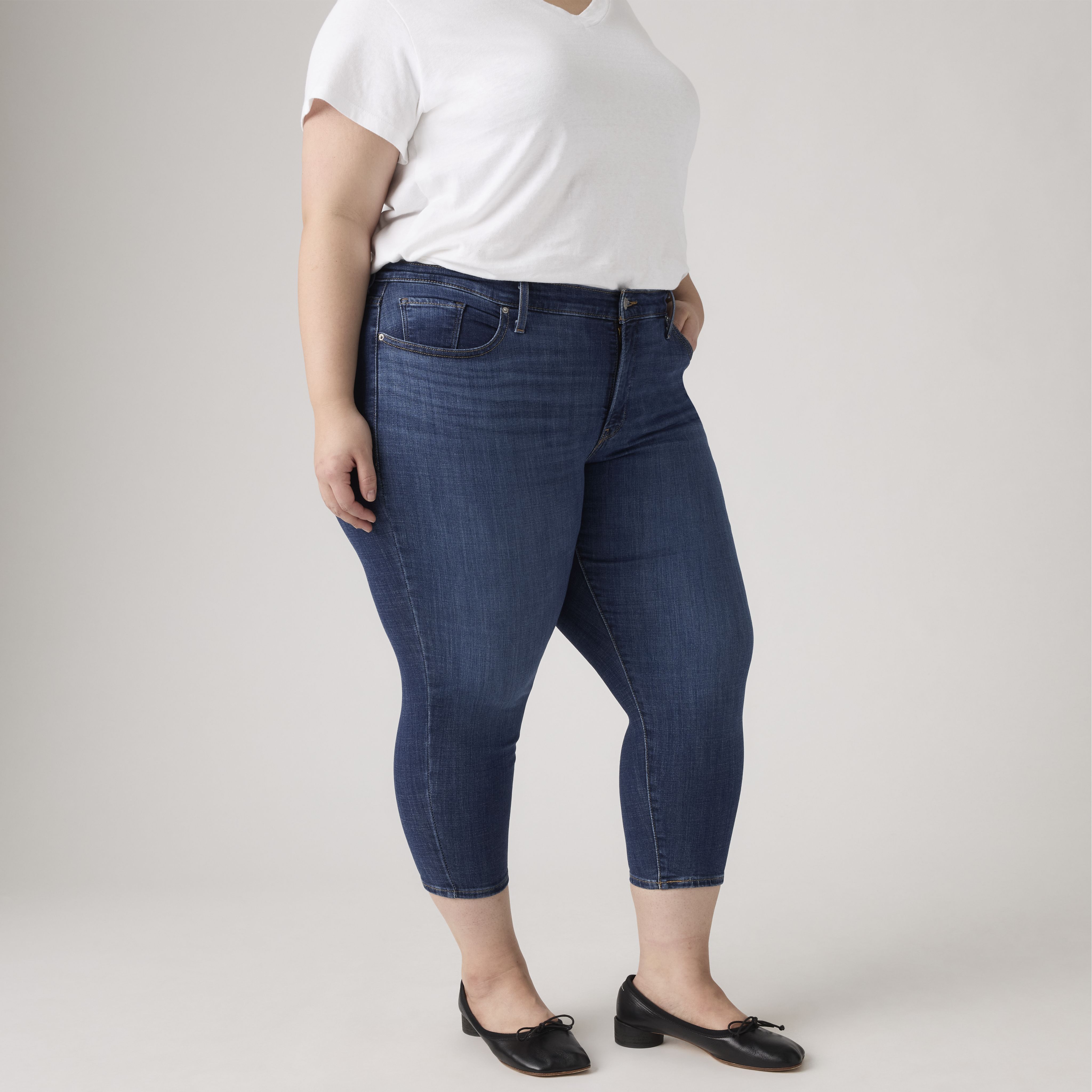 311 Shaping Skinny Capri Women's Jeans (Plus Size) 5