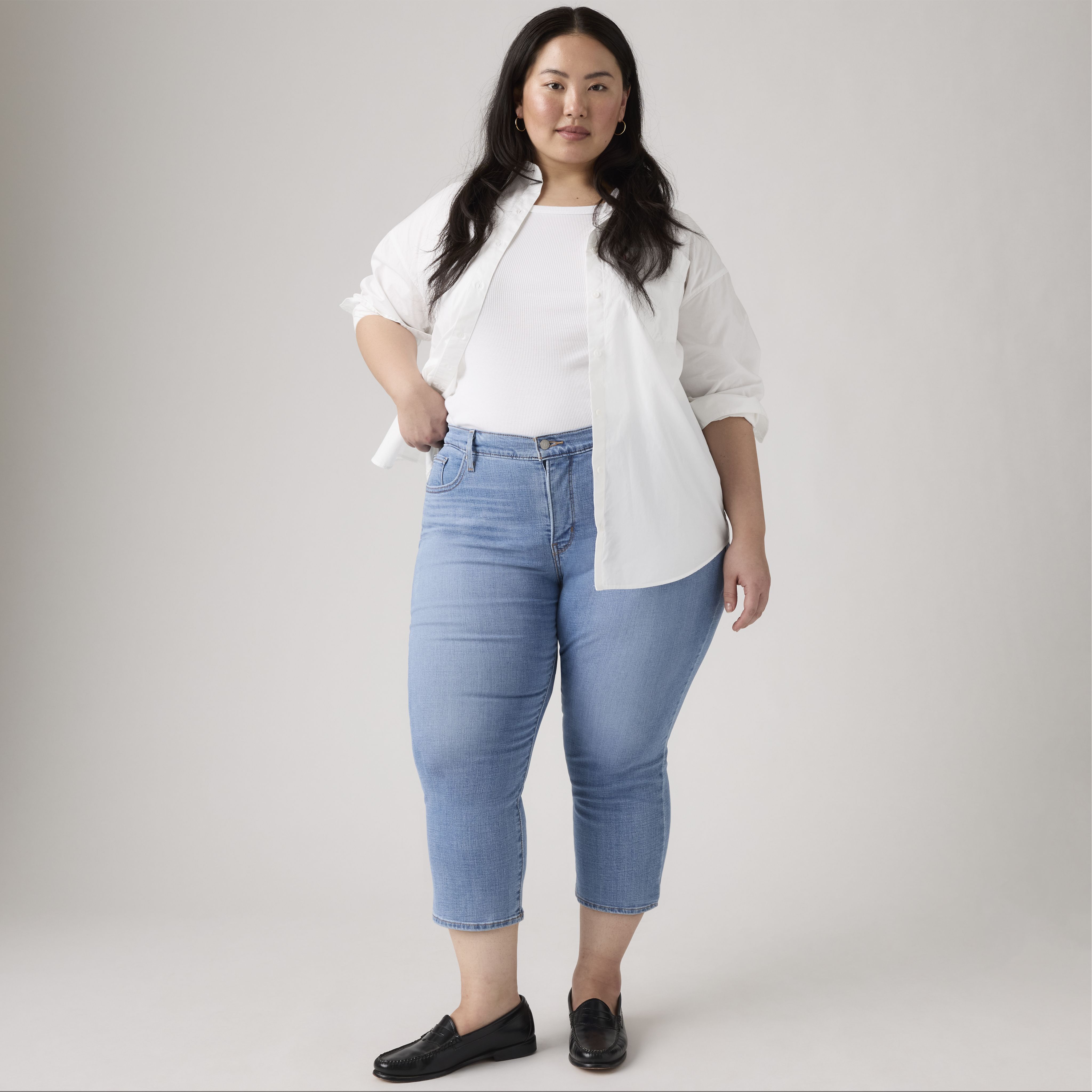 311 Shaping Skinny Capri Women's Jeans (Plus Size) 1