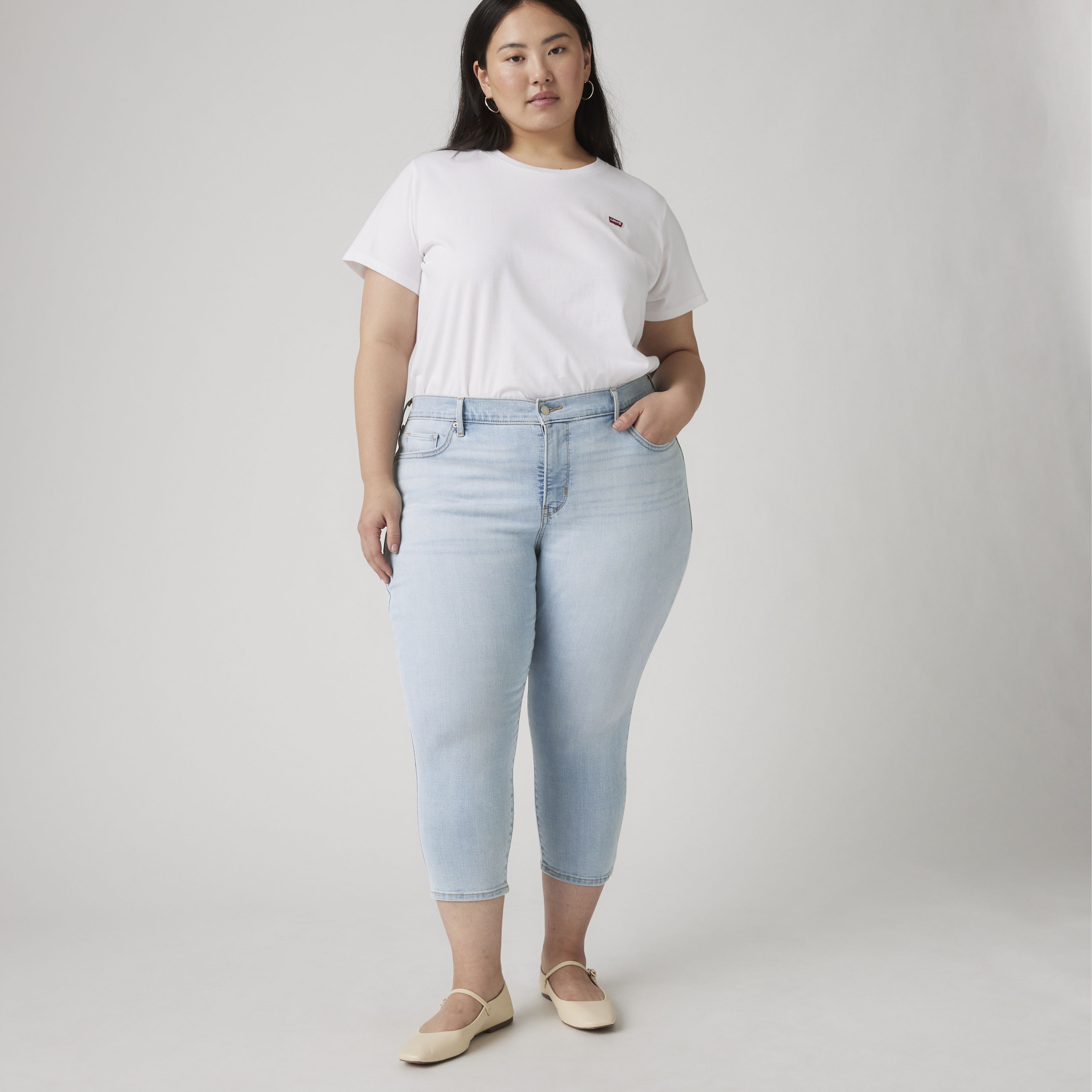 311 Shaping Skinny Capri Women's Jeans (Plus Size) 1