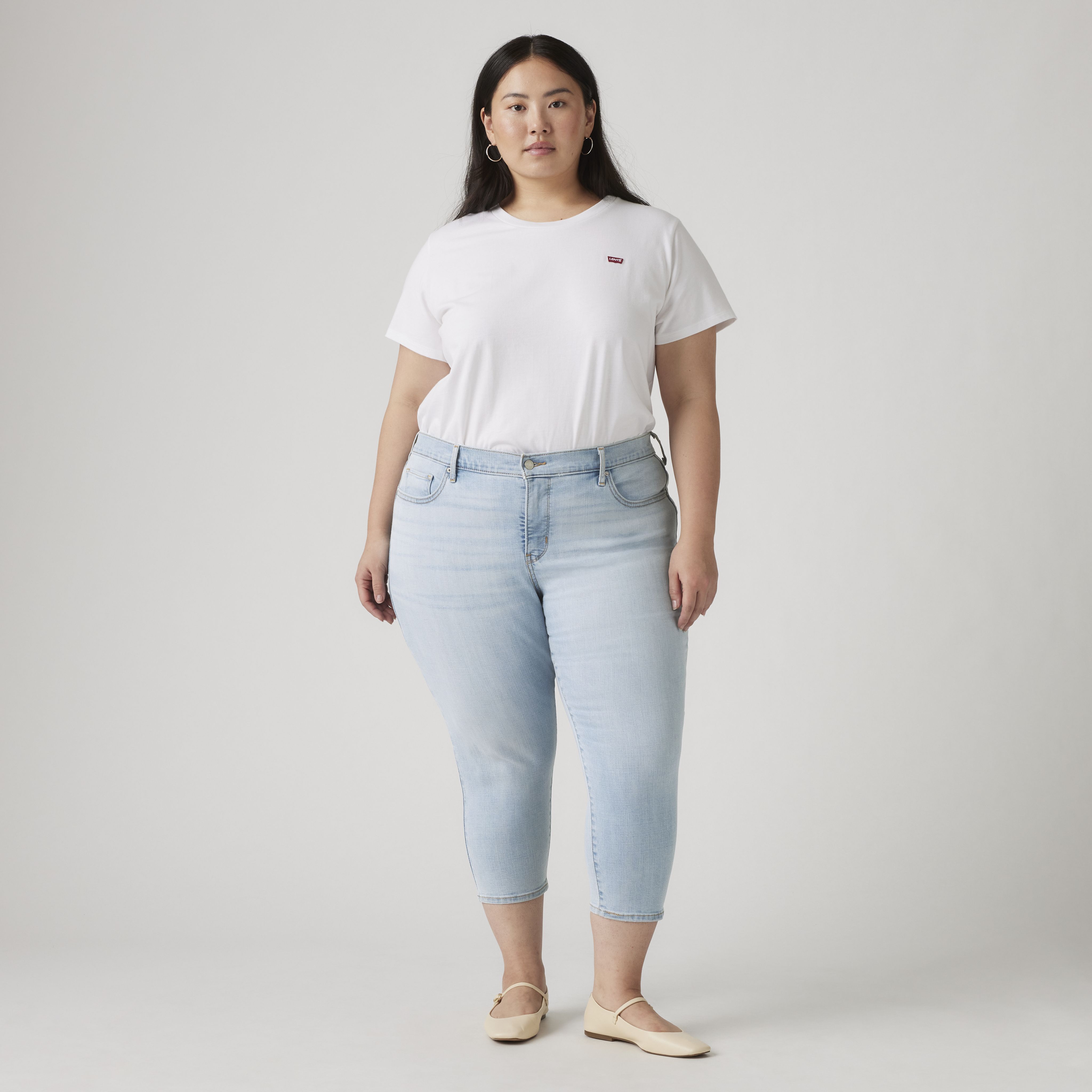 311 Shaping Skinny Capri Women's Jeans (Plus Size) 2