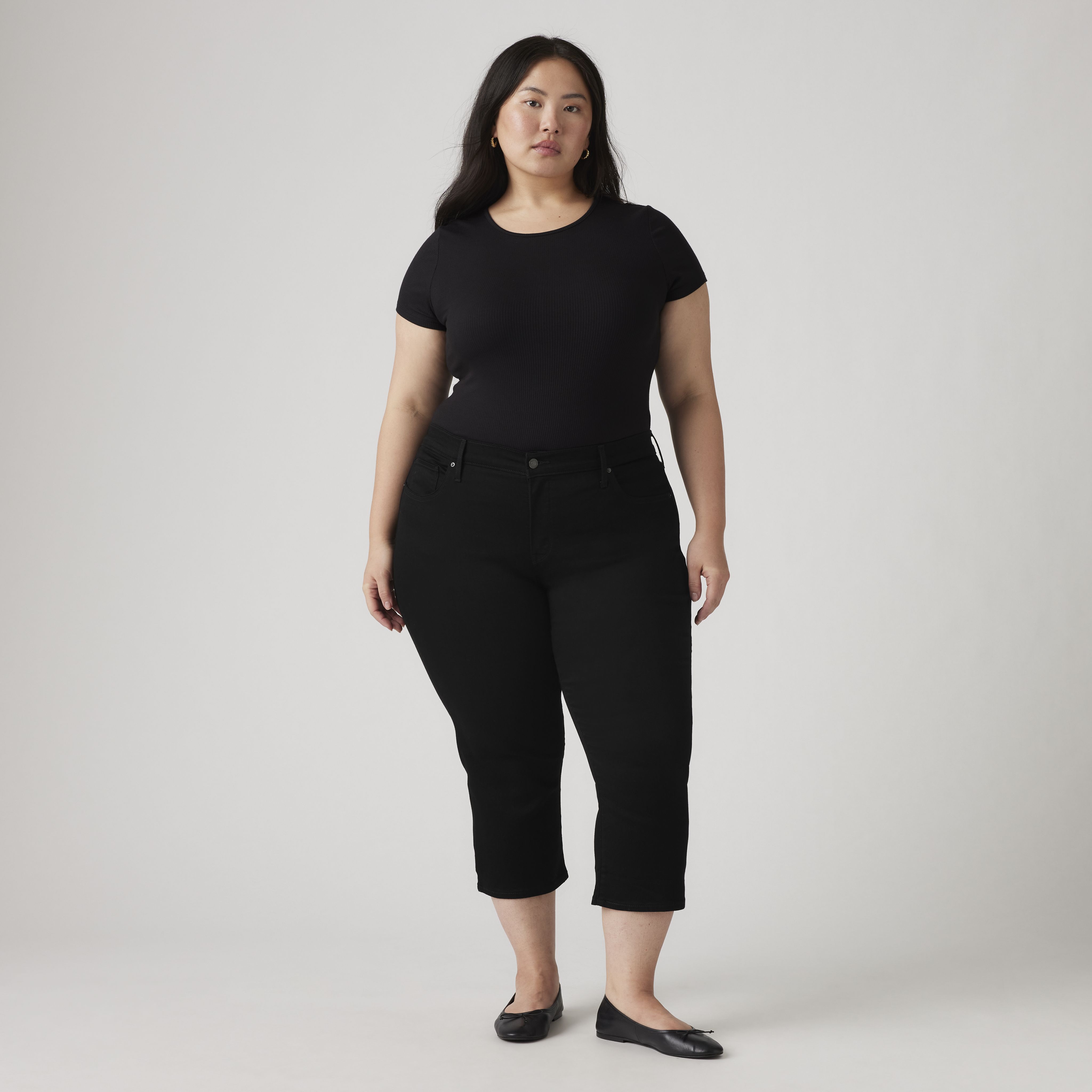 311 Shaping Skinny Capri Women's Jeans (Plus Size) 1