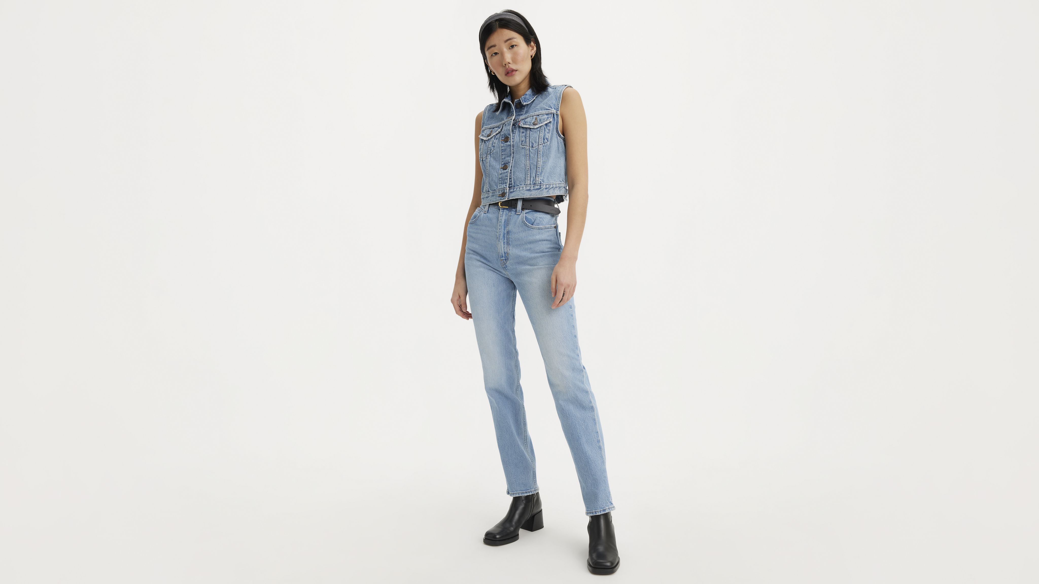 70's High Slim Straight Women's Jeans 1