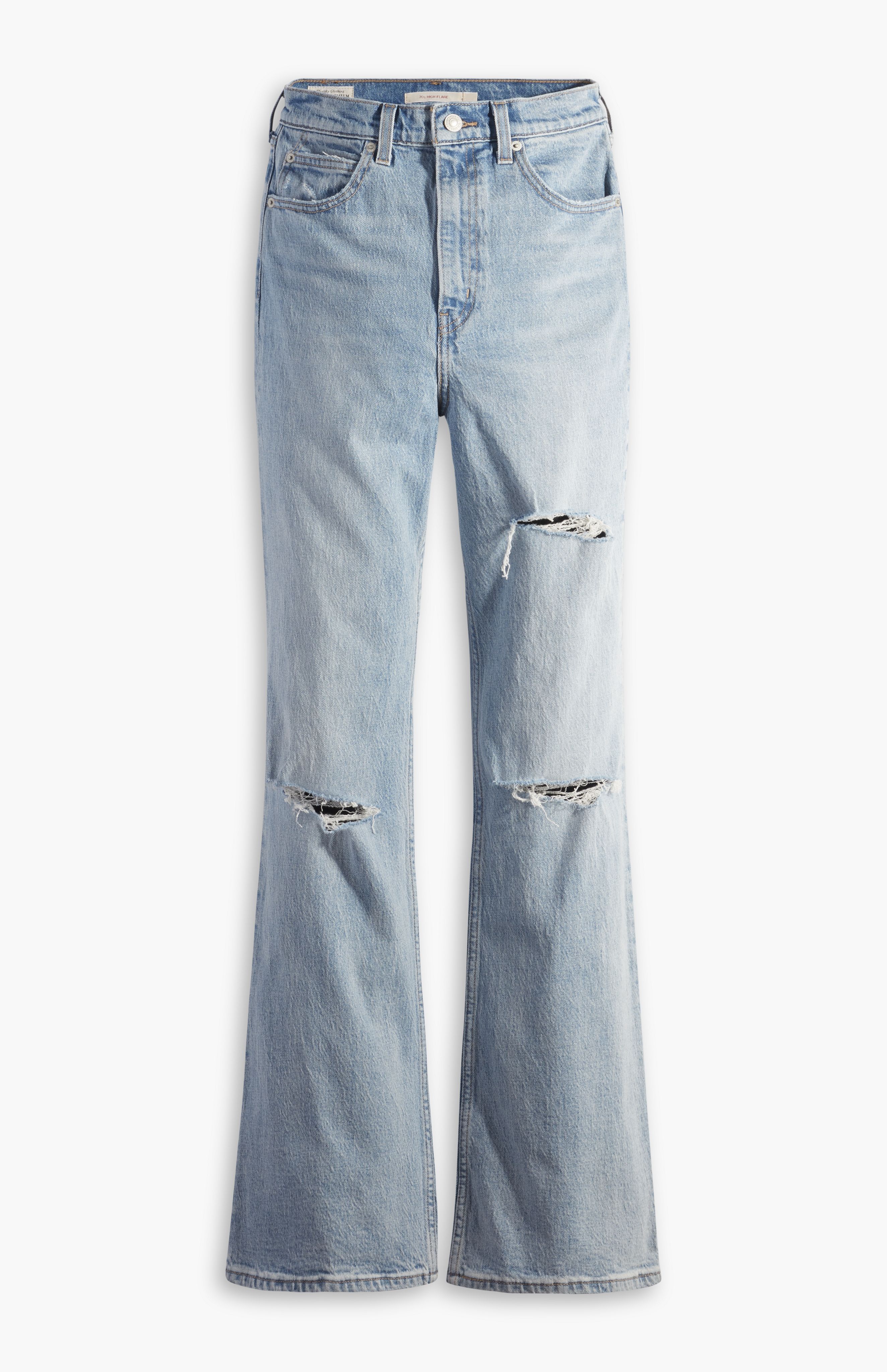 70's High Rise Flare Women's Jeans 5