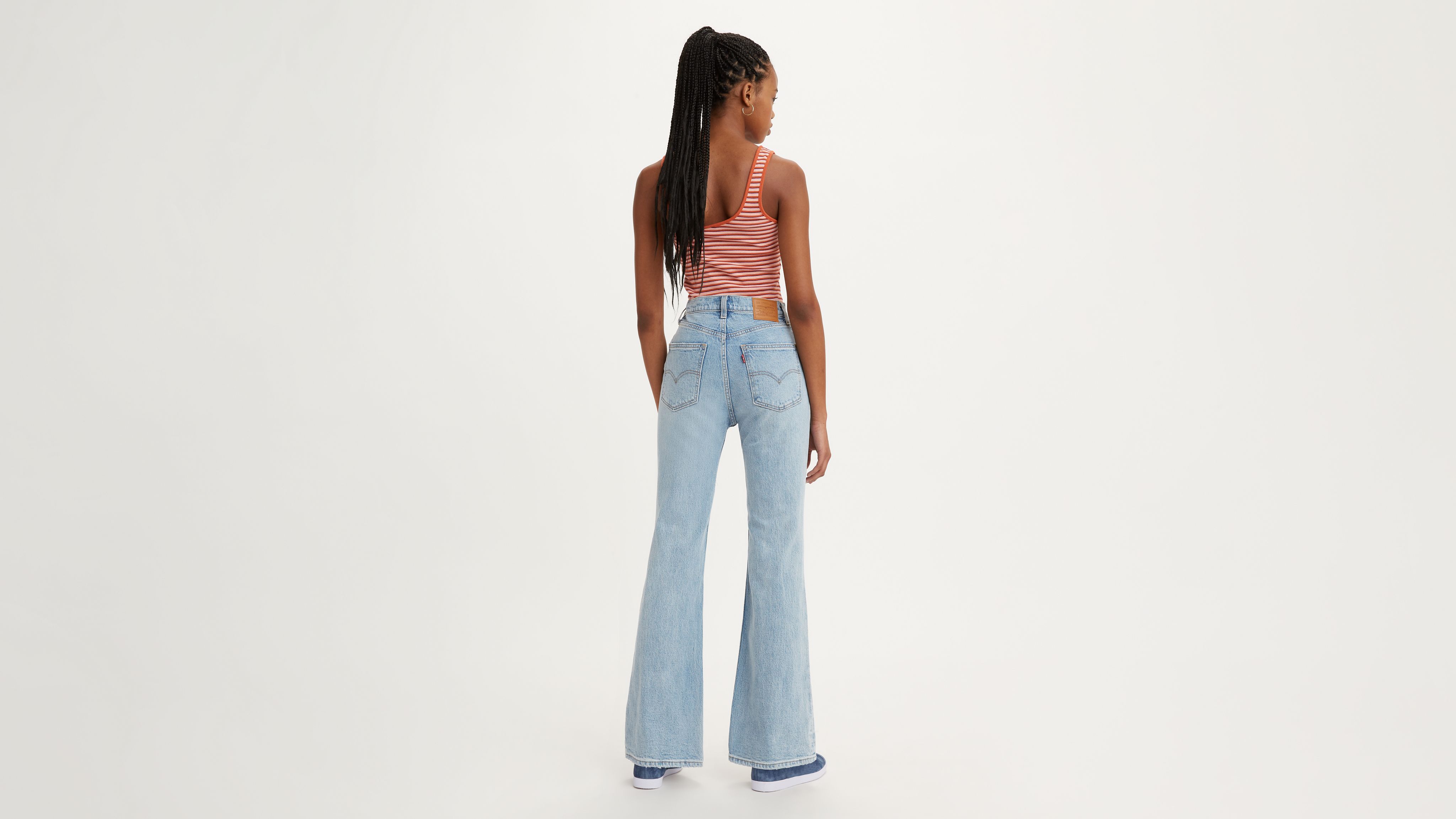 70's High Rise Flare Women's Jeans 2