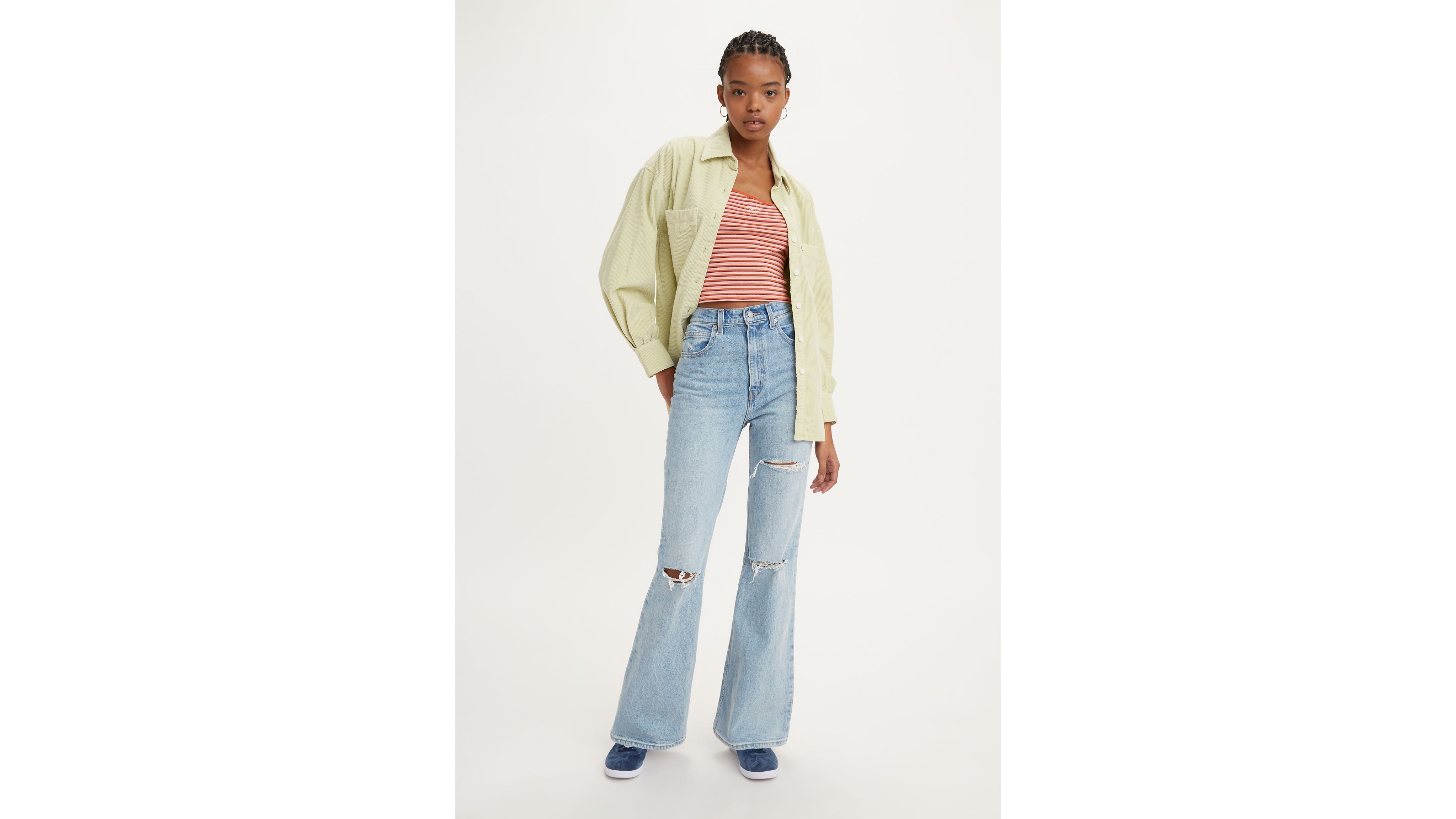 70's High Rise Flare Women's Jeans 1