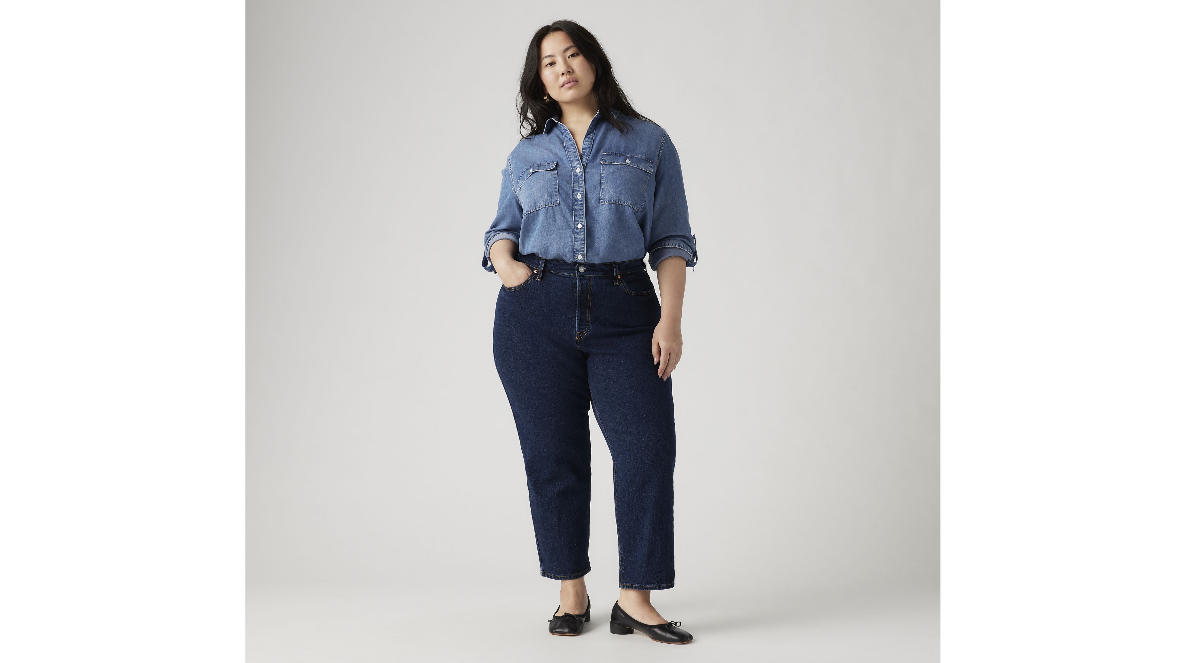 Wedgie Straight Fit  (Plus Size) 1