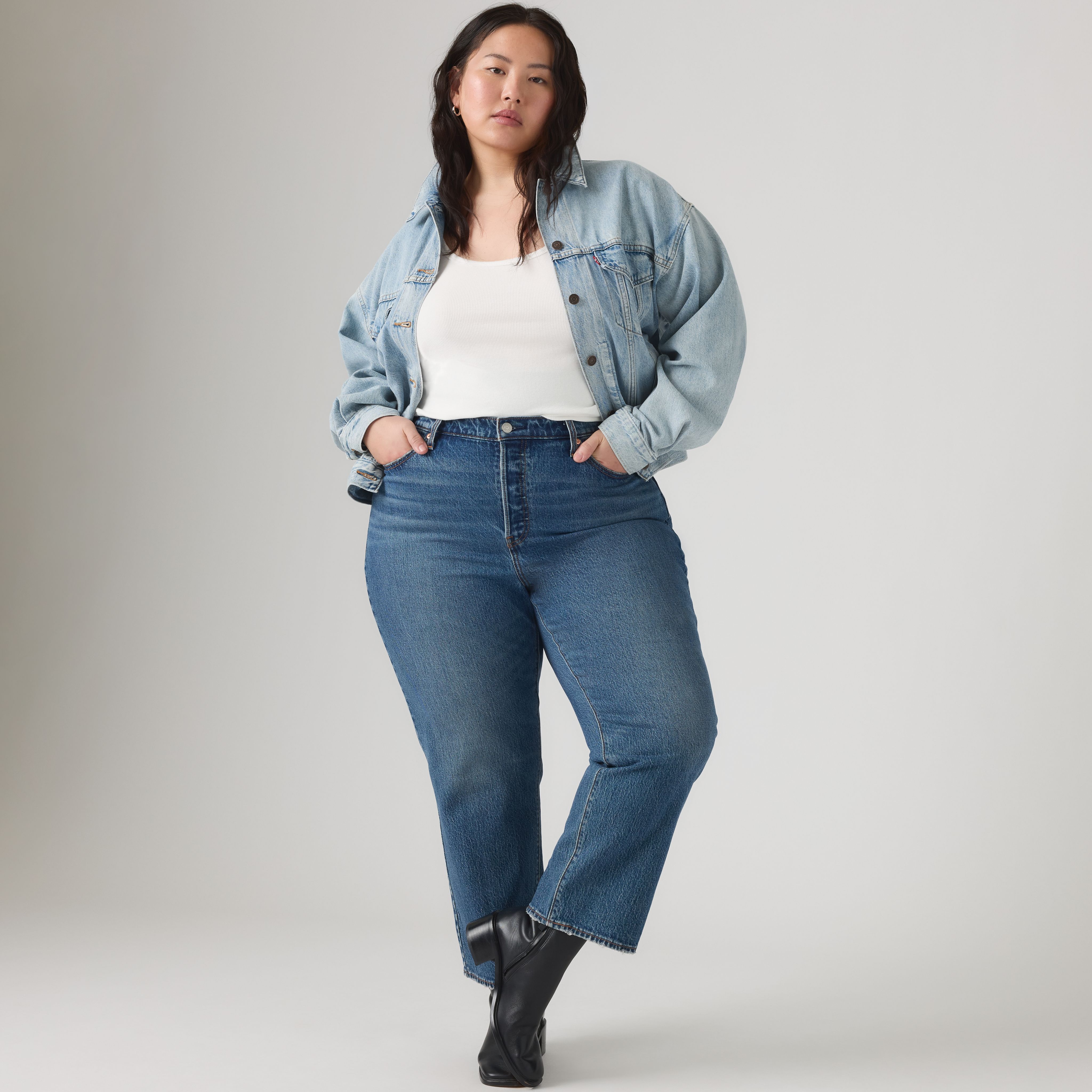 Wedgie Straight Fit Women's Jeans (Plus Size) 1