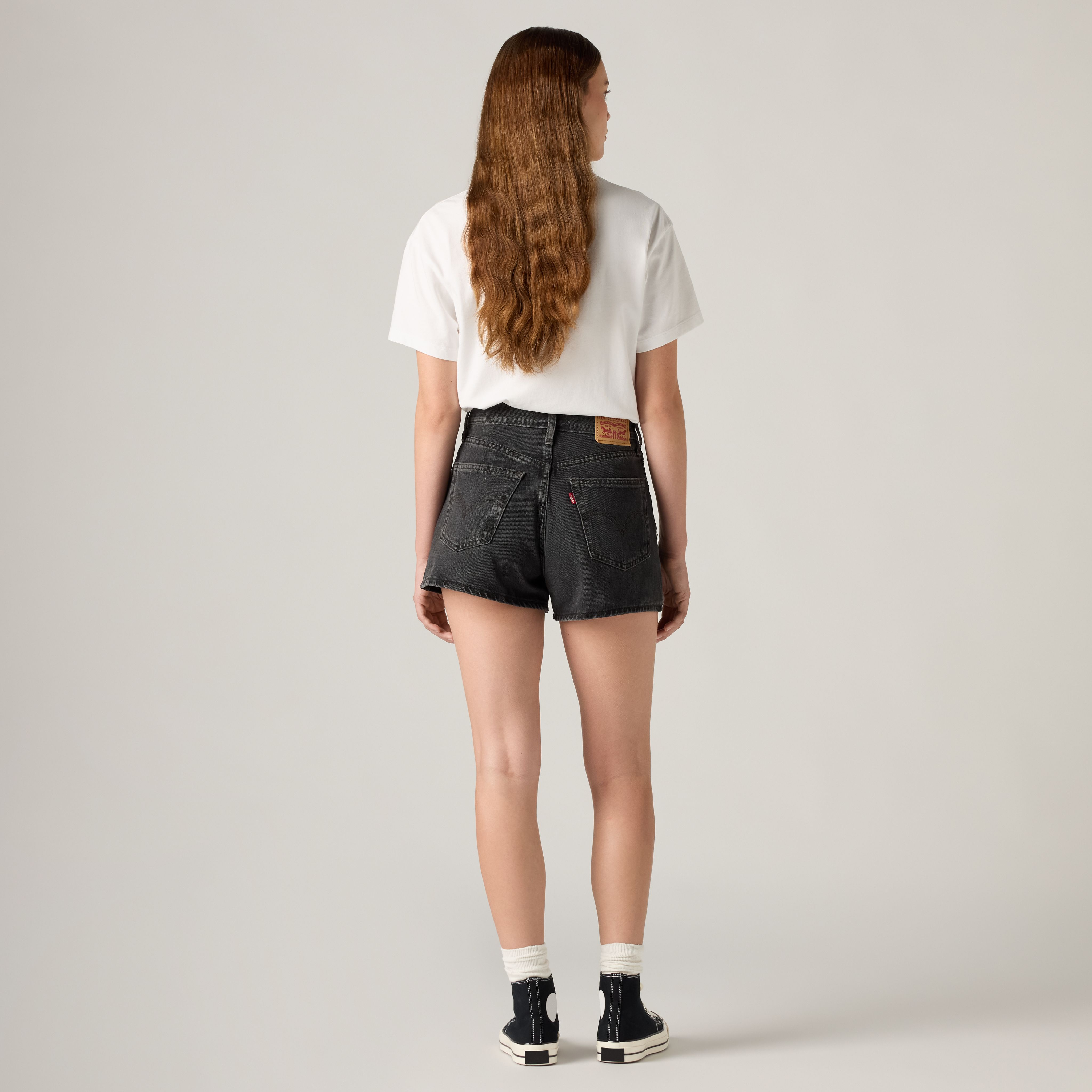 High Waisted Mom Women's Shorts 3