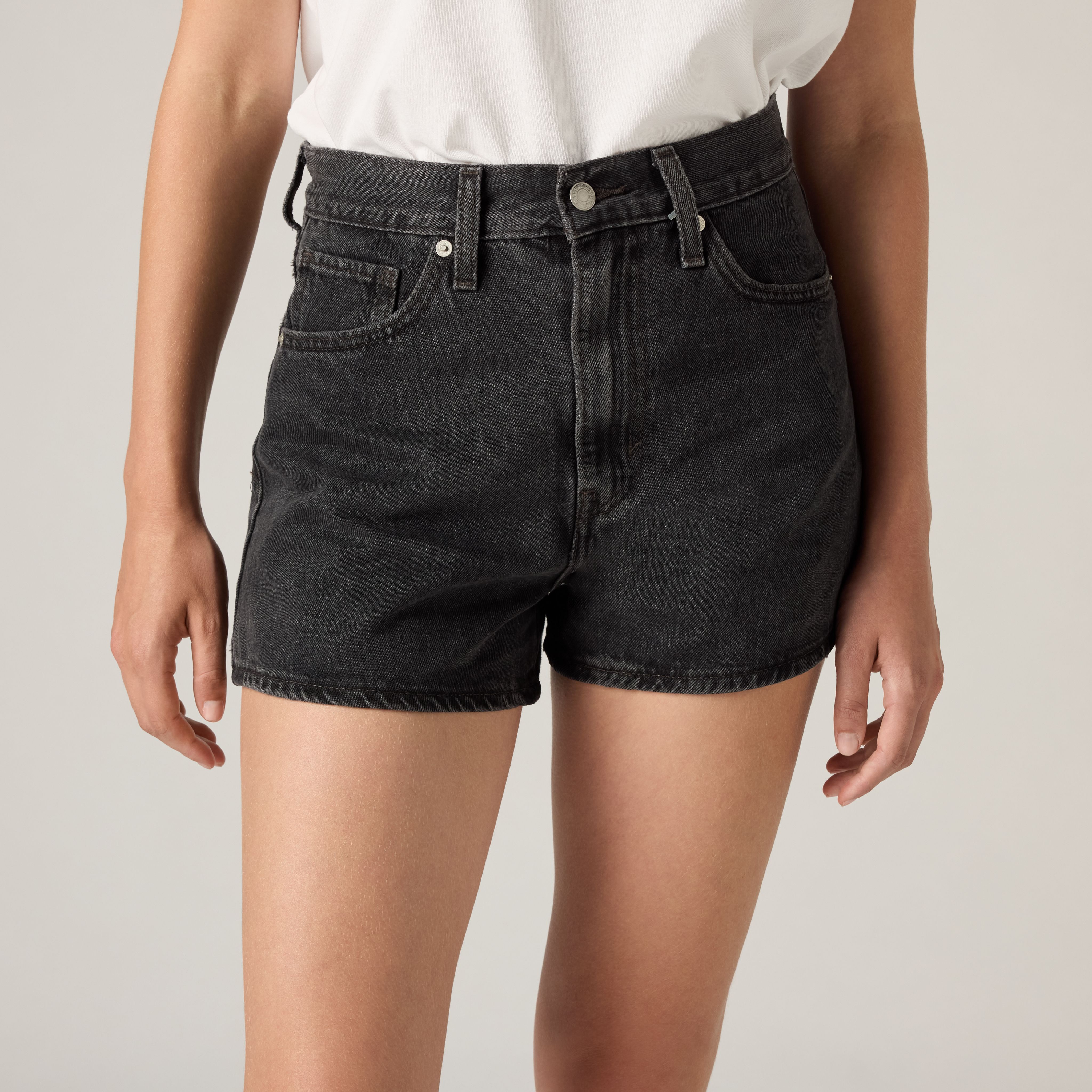 High Waisted Mom Women's Shorts 2