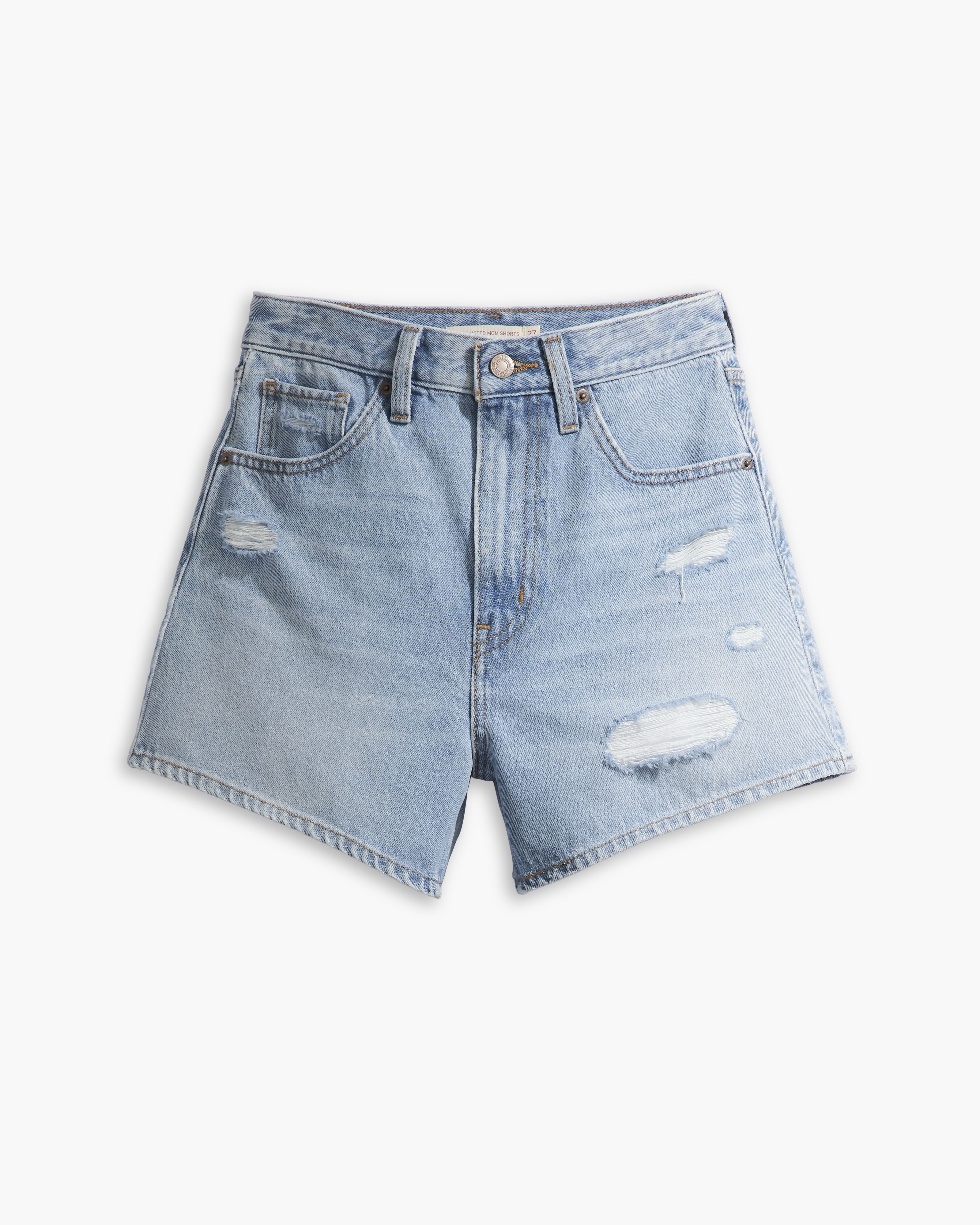 High Rise Mom Shorts 4