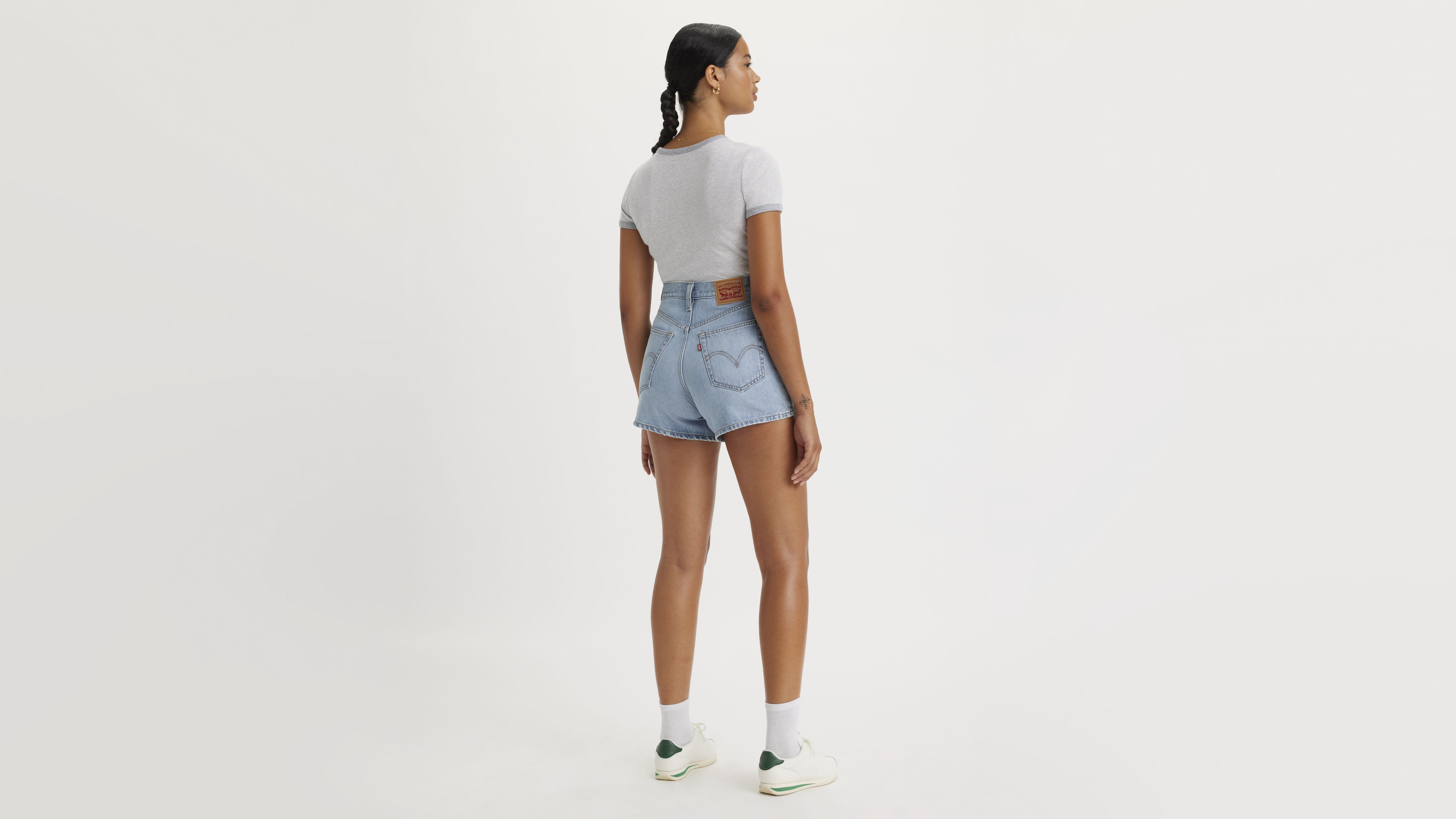 High Rise Mom Shorts 3