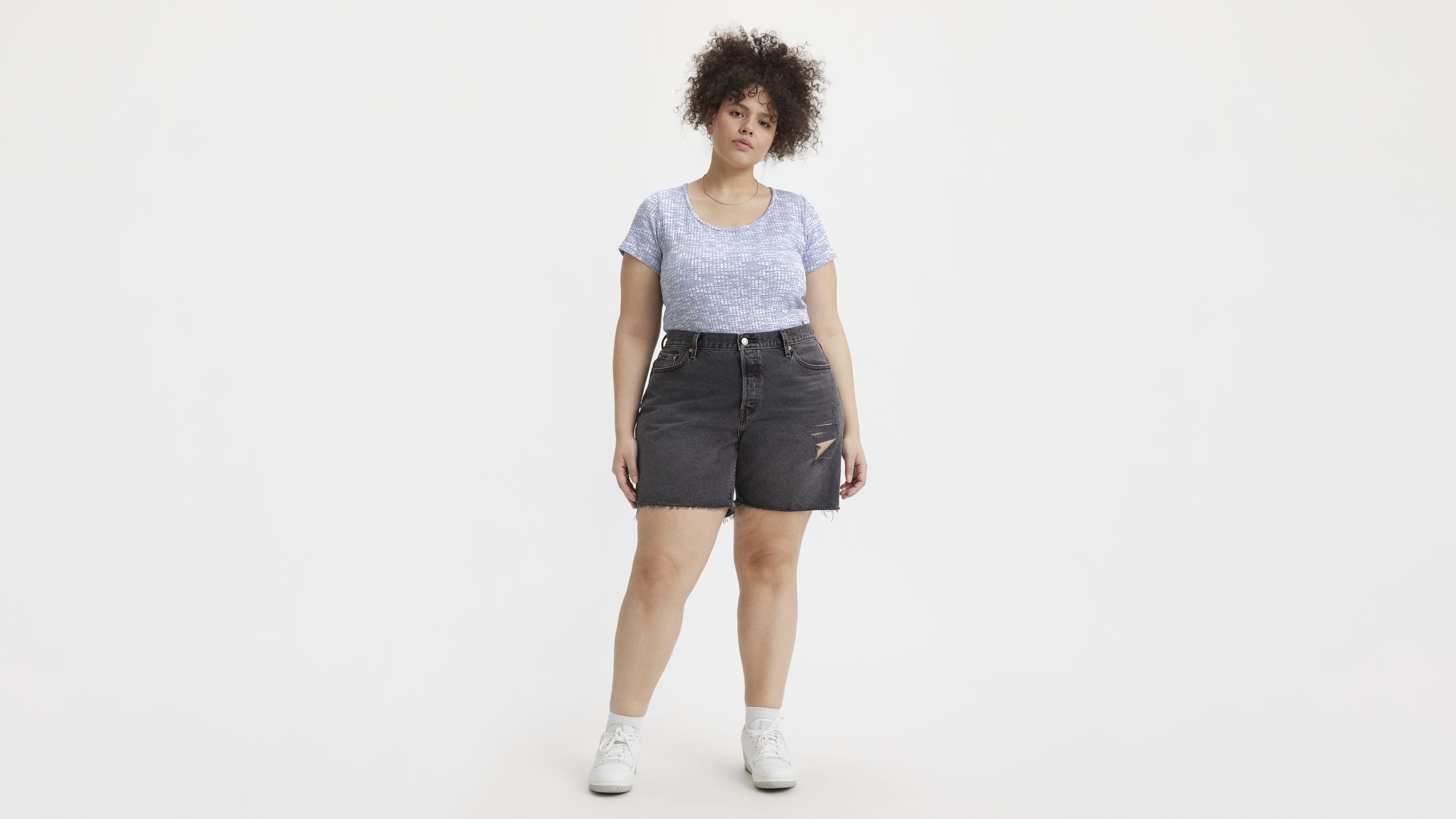 501® '90s Women's Shorts (plus Size) - Black | Levi's® US