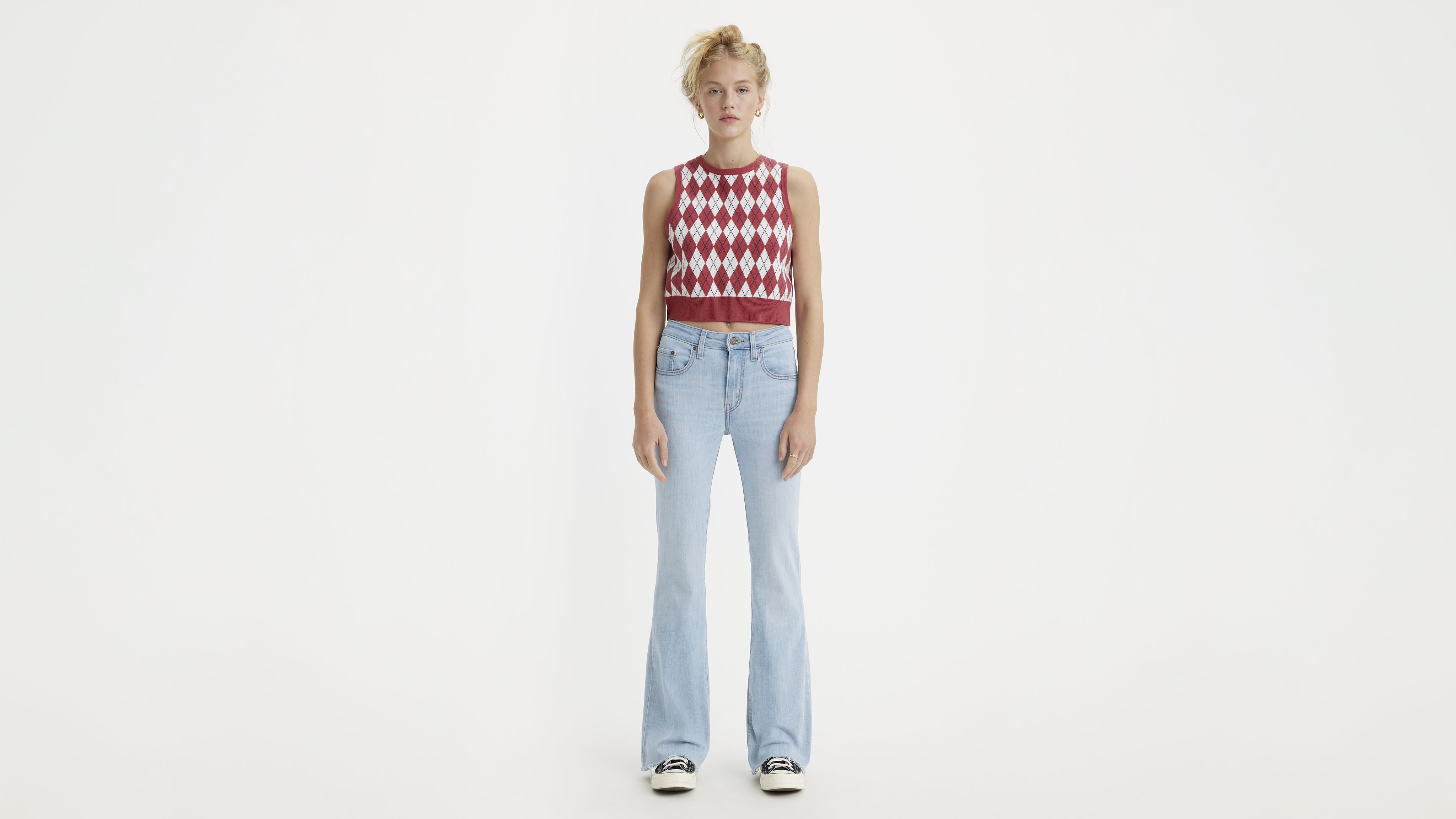 726 High Rise Flare Women's Jeans 1