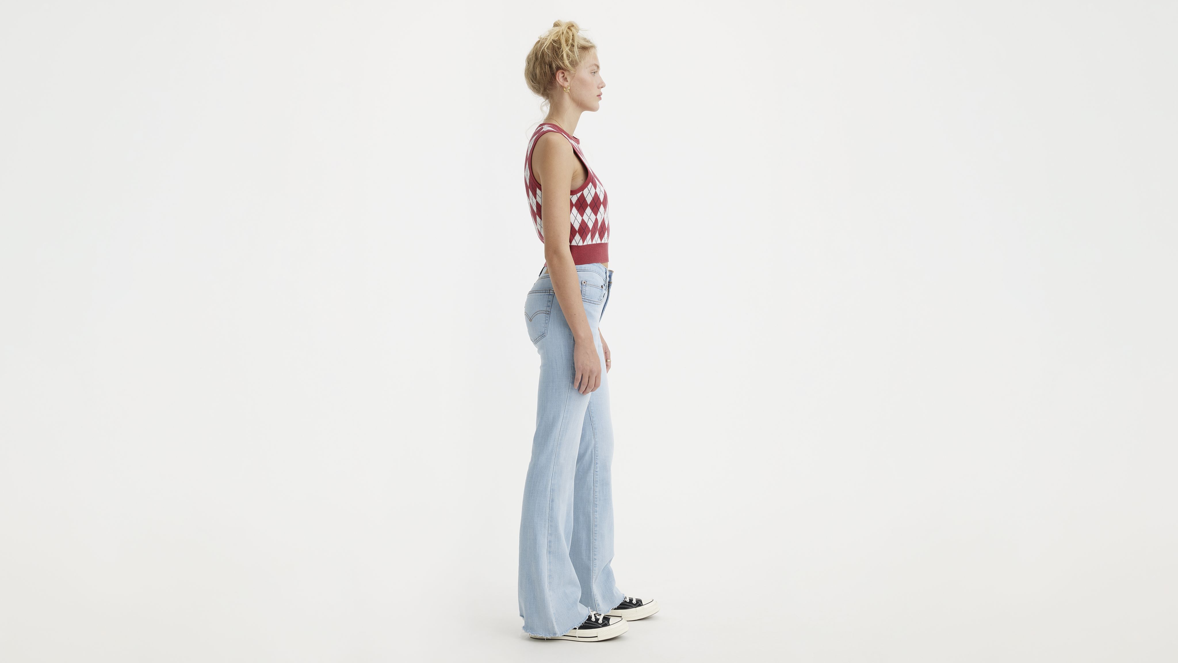 726 High Rise Flare Women's Jeans 2