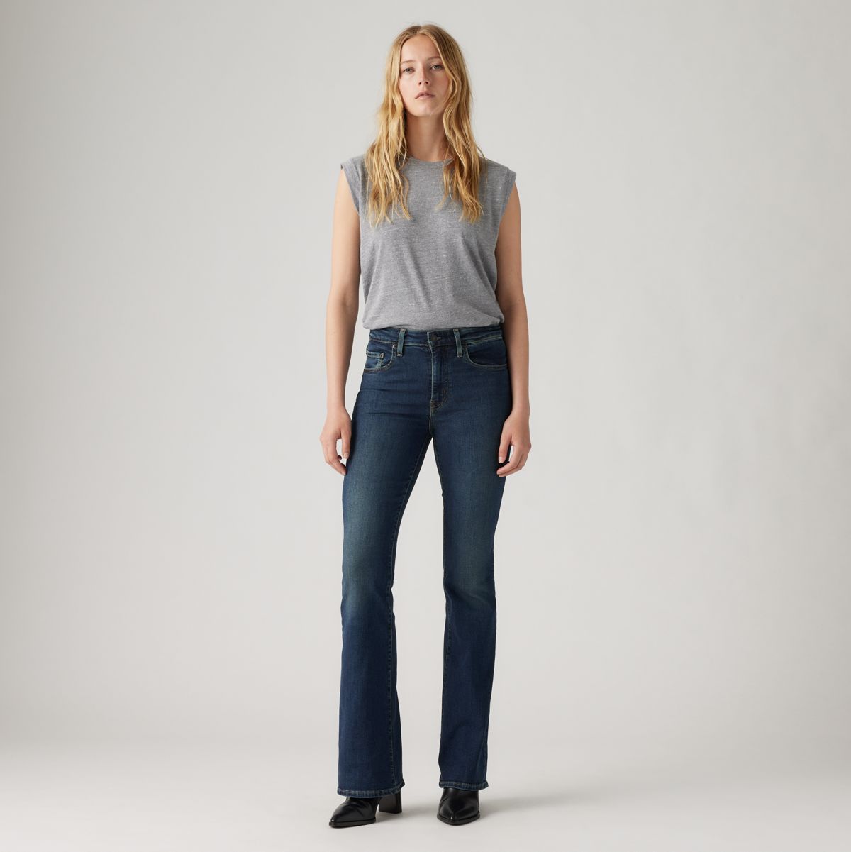 726 High-Rise Flare Women's Jeans — Blue Swell - Dark Wash