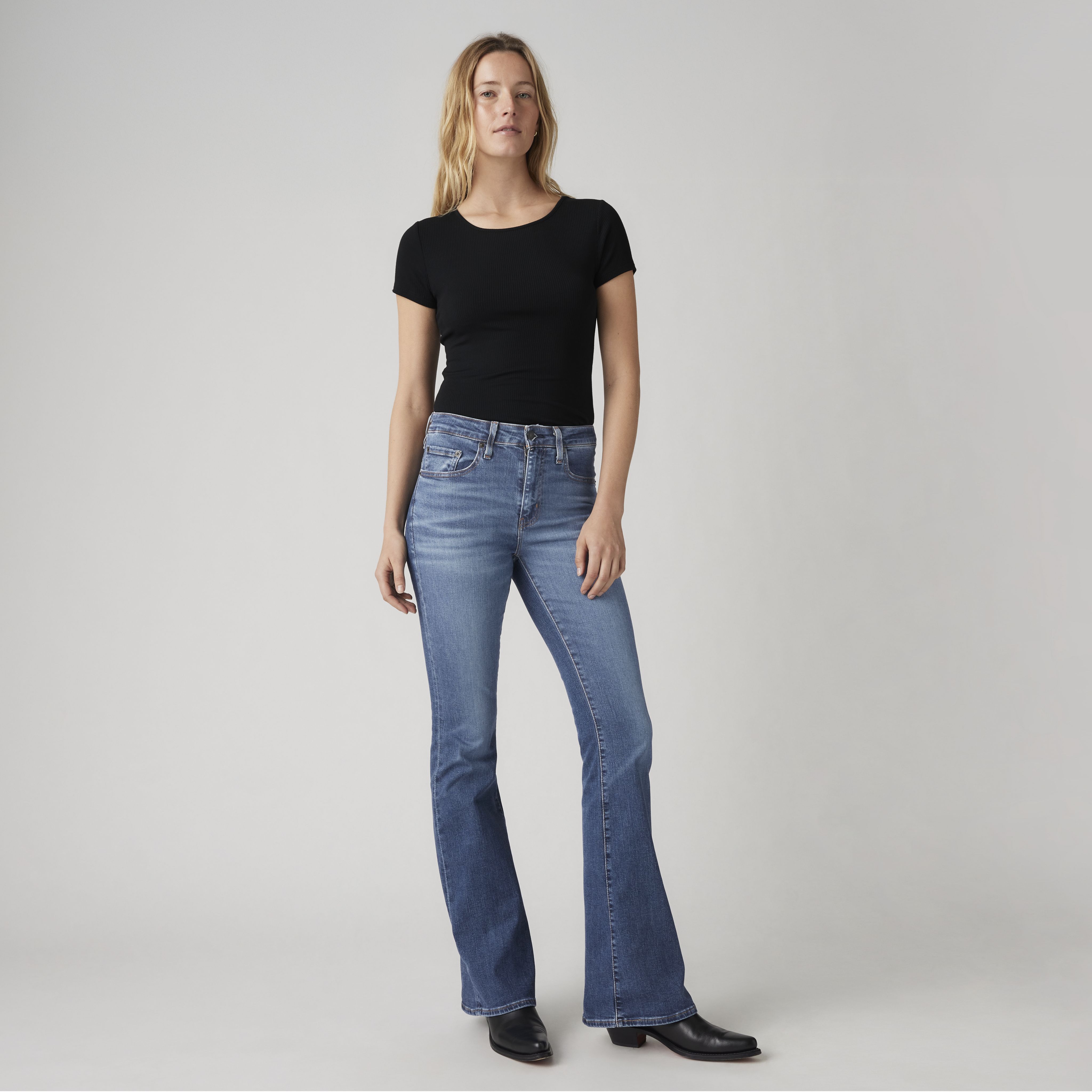 726 High Rise Flare Women's Jeans 2
