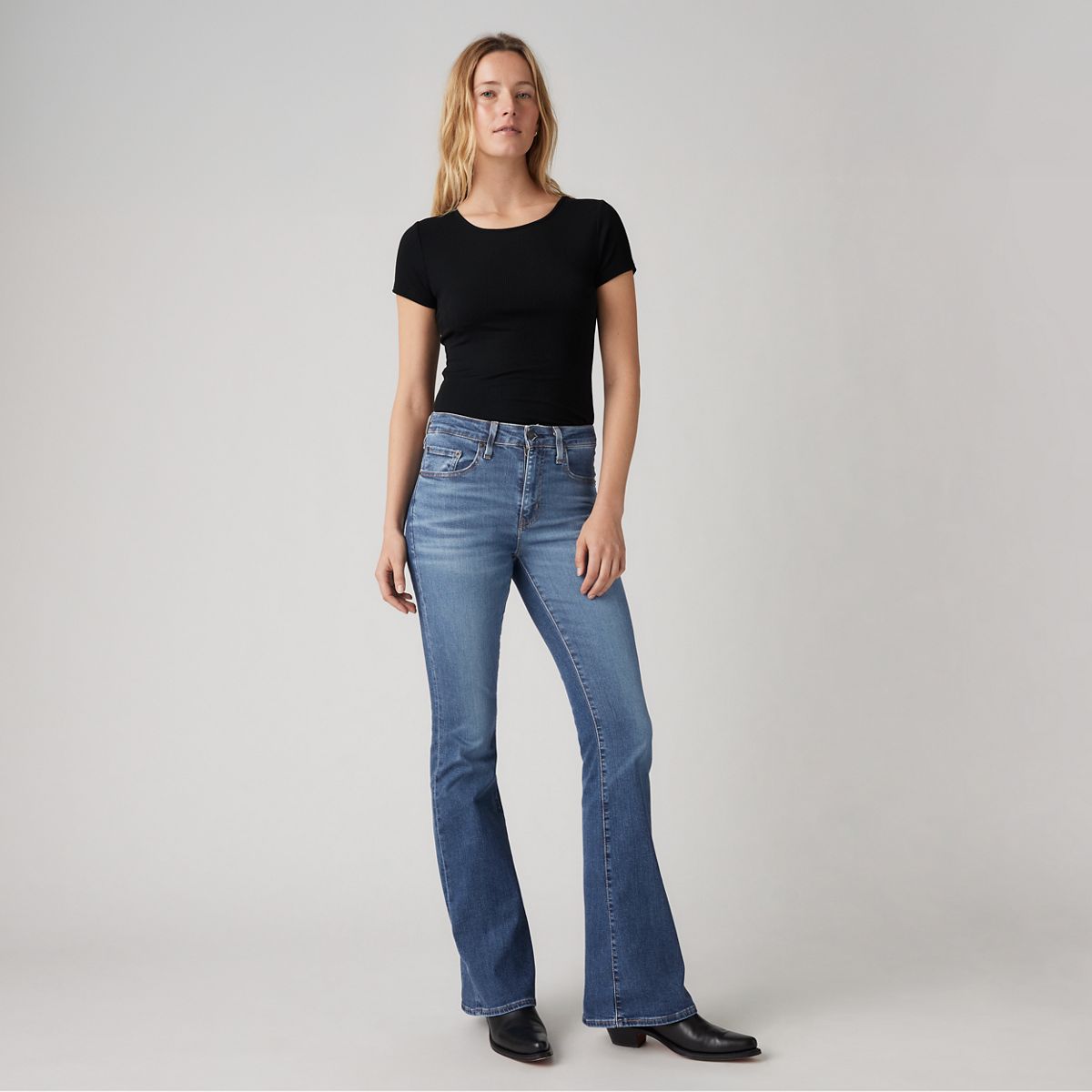 726 High-Rise Flare Women's Jeans — Blue Wave Mid - Medium Wash