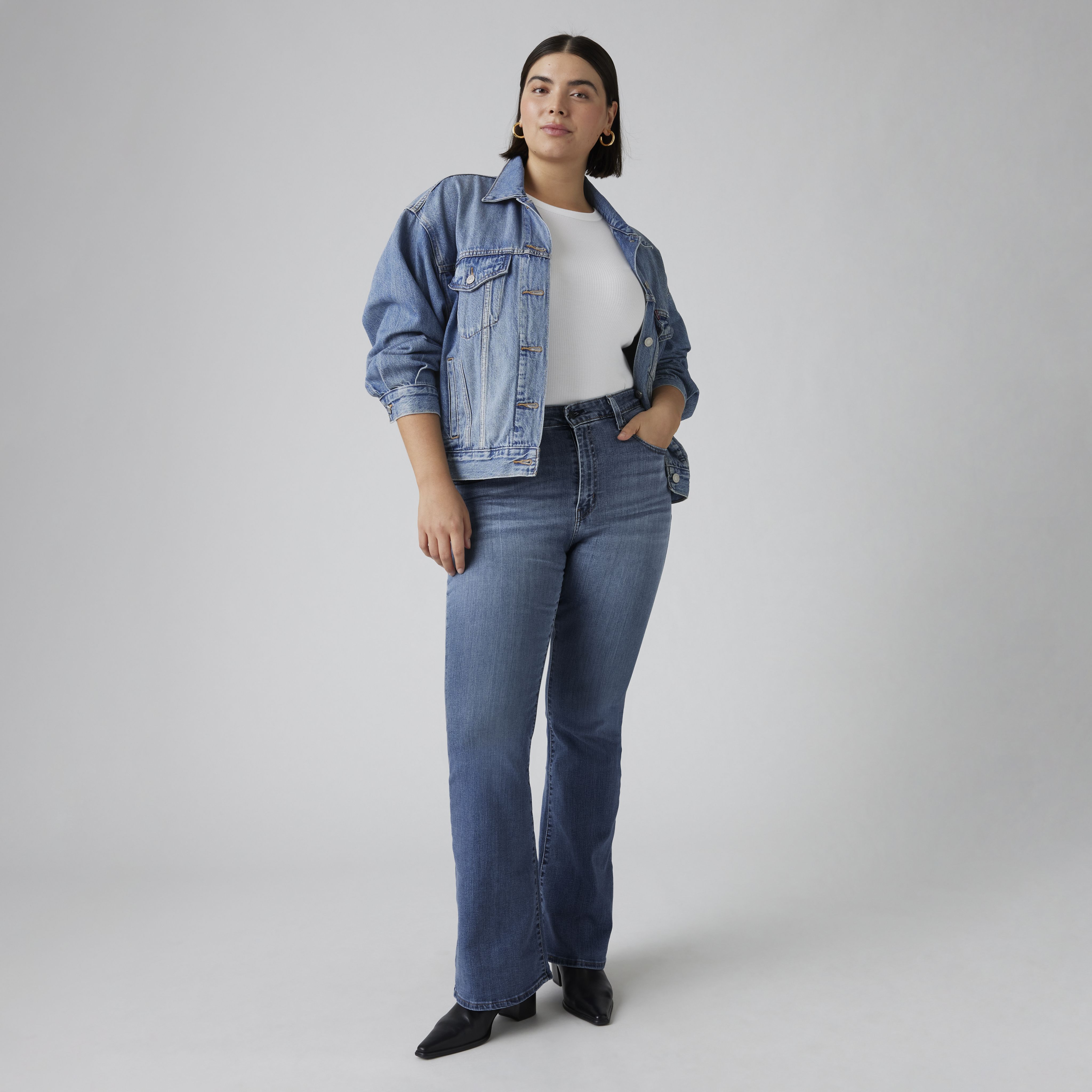 726 High Rise Flare Women's Jeans 9