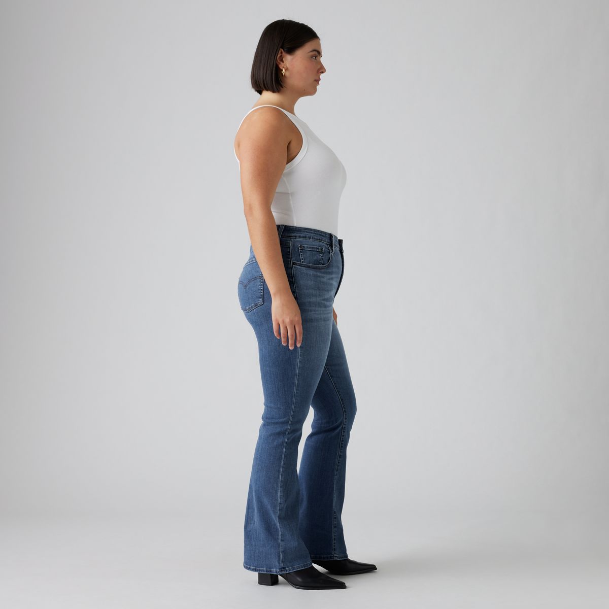 726 High-Rise Flare Women's Jeans — Blue Wave Mid - Medium Wash