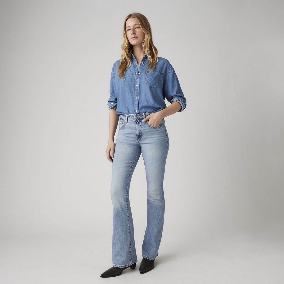 726 High-Rise Flare Women's Jeans — Blue Wave Light - Light Wash