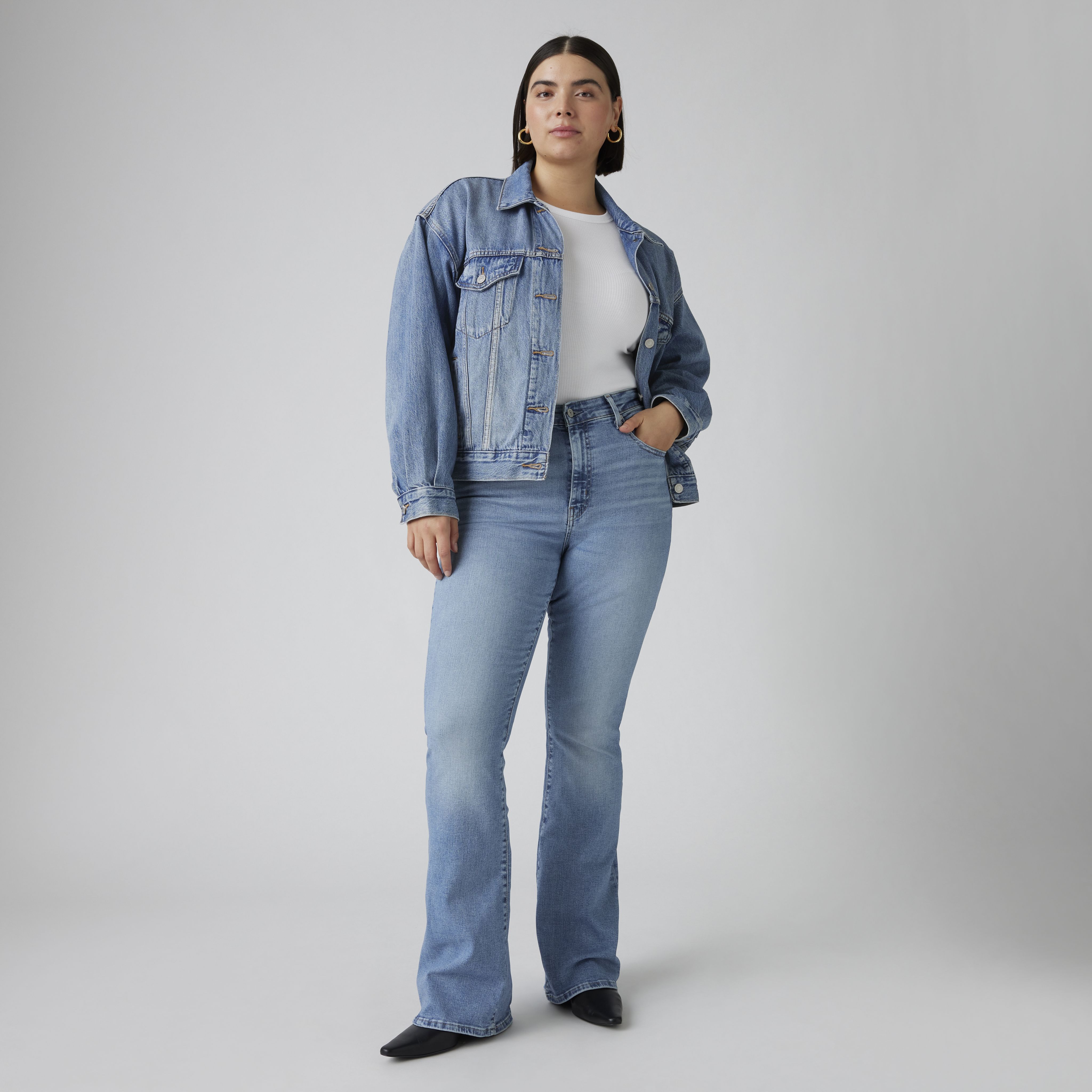 726 High Rise Flare Women's Jeans 9