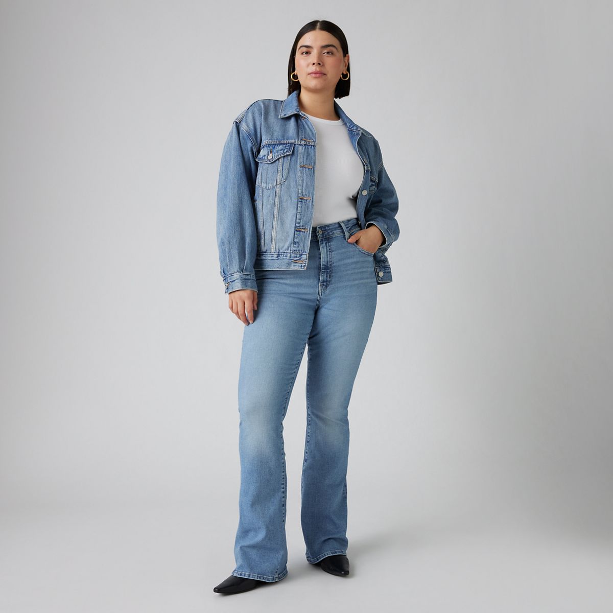 726 High-Rise Flare Women's Jeans — Blue Wave Light - Light Wash