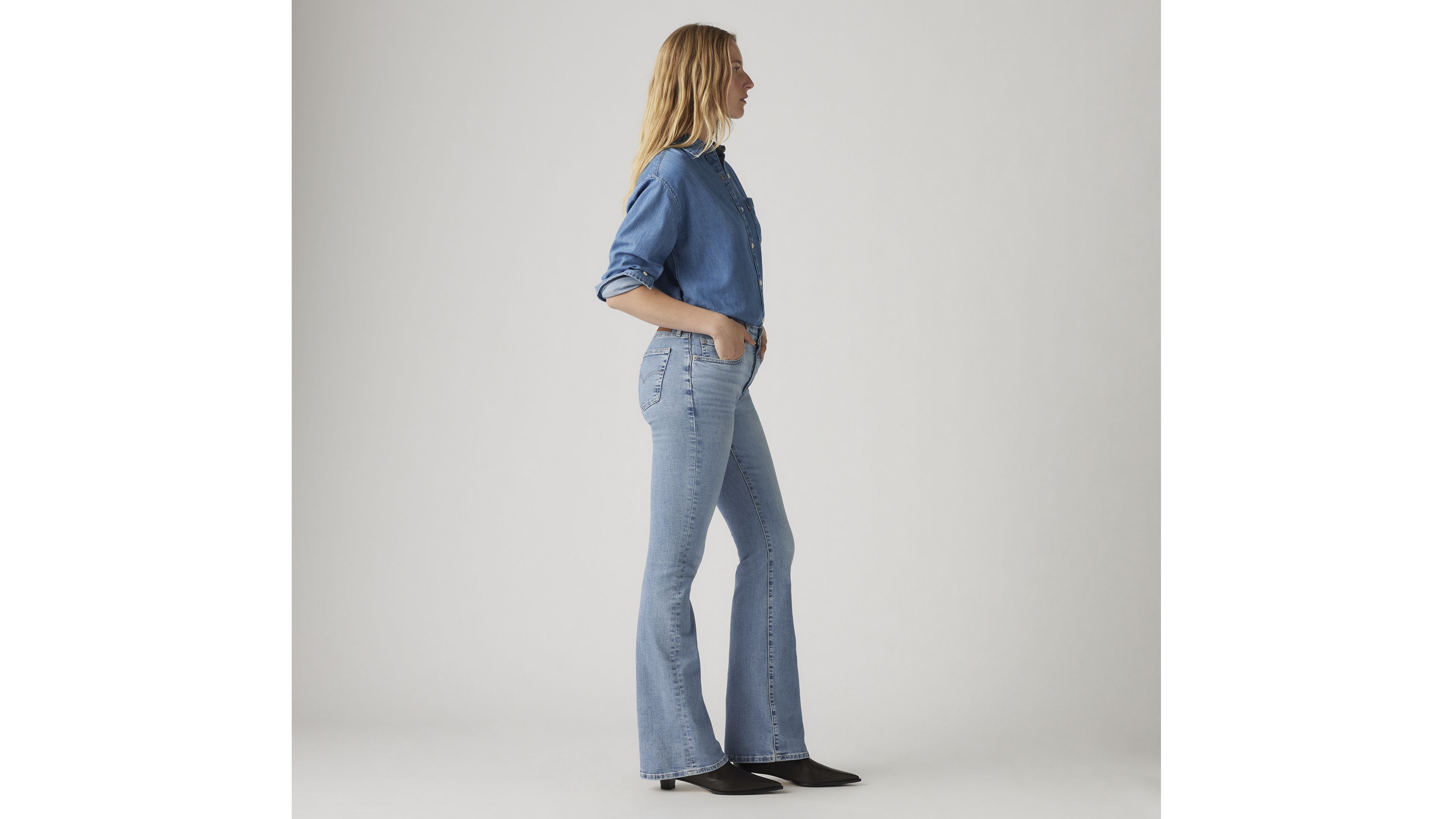 726 High Rise Flare Women's Jeans 2