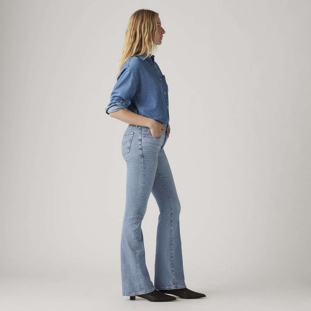 726 High-Rise Flare Women's Jeans — Blue Wave Light - Light Wash
