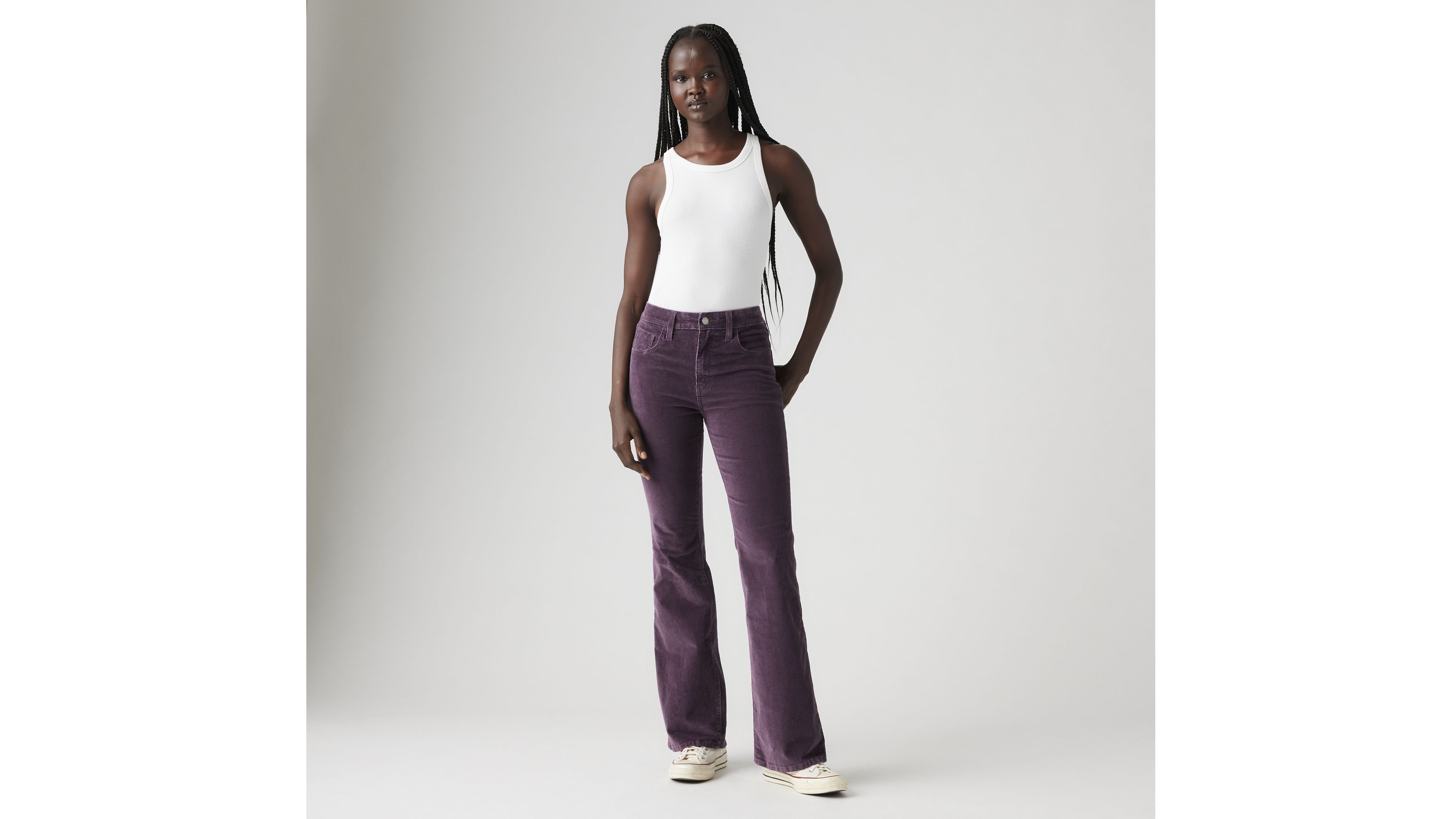 726 High Rise Flare Corduroy Women's Jeans 1