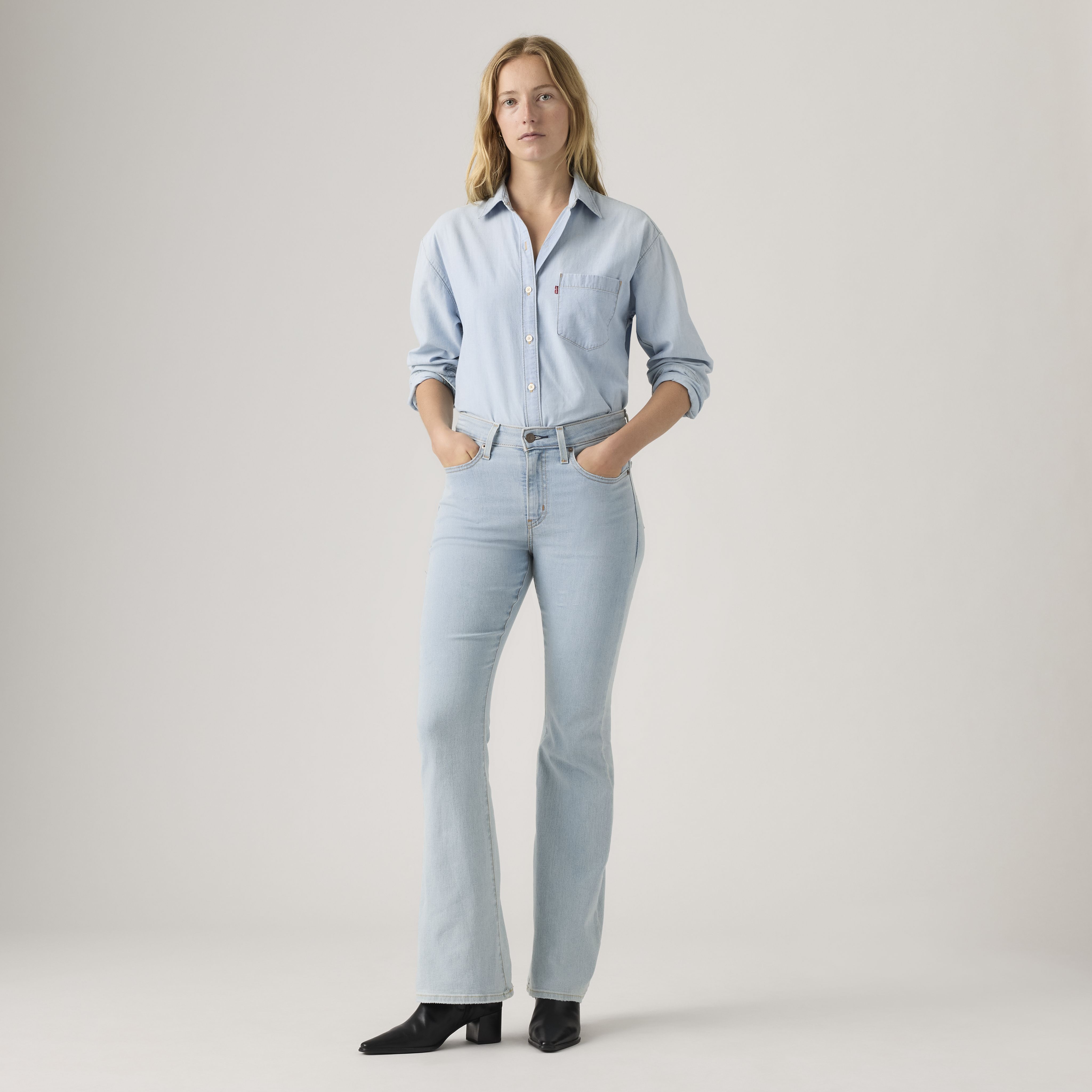 726 High Rise Flare Women's Jeans 12