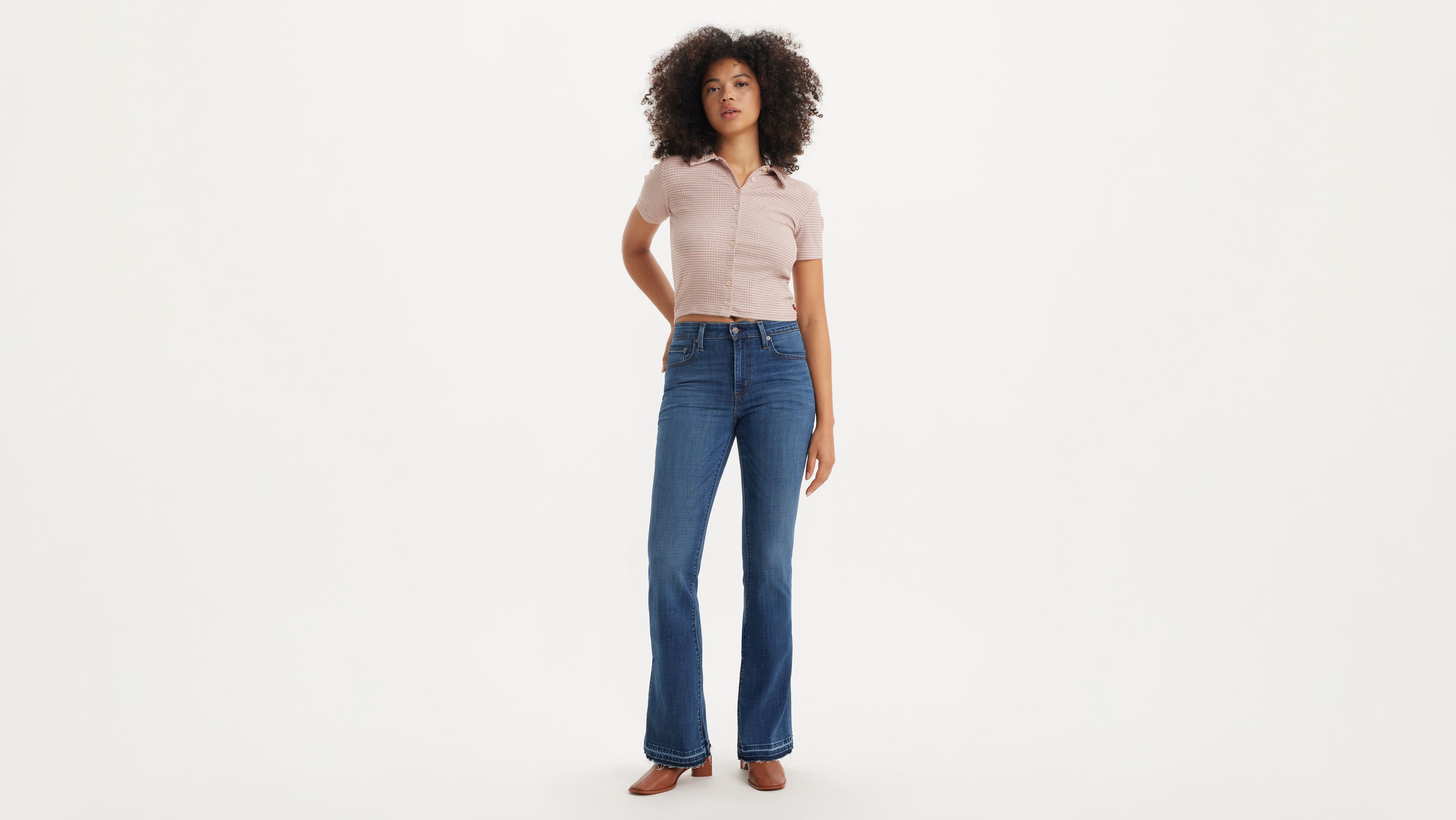 726 High Rise Flare Women's Jeans 1