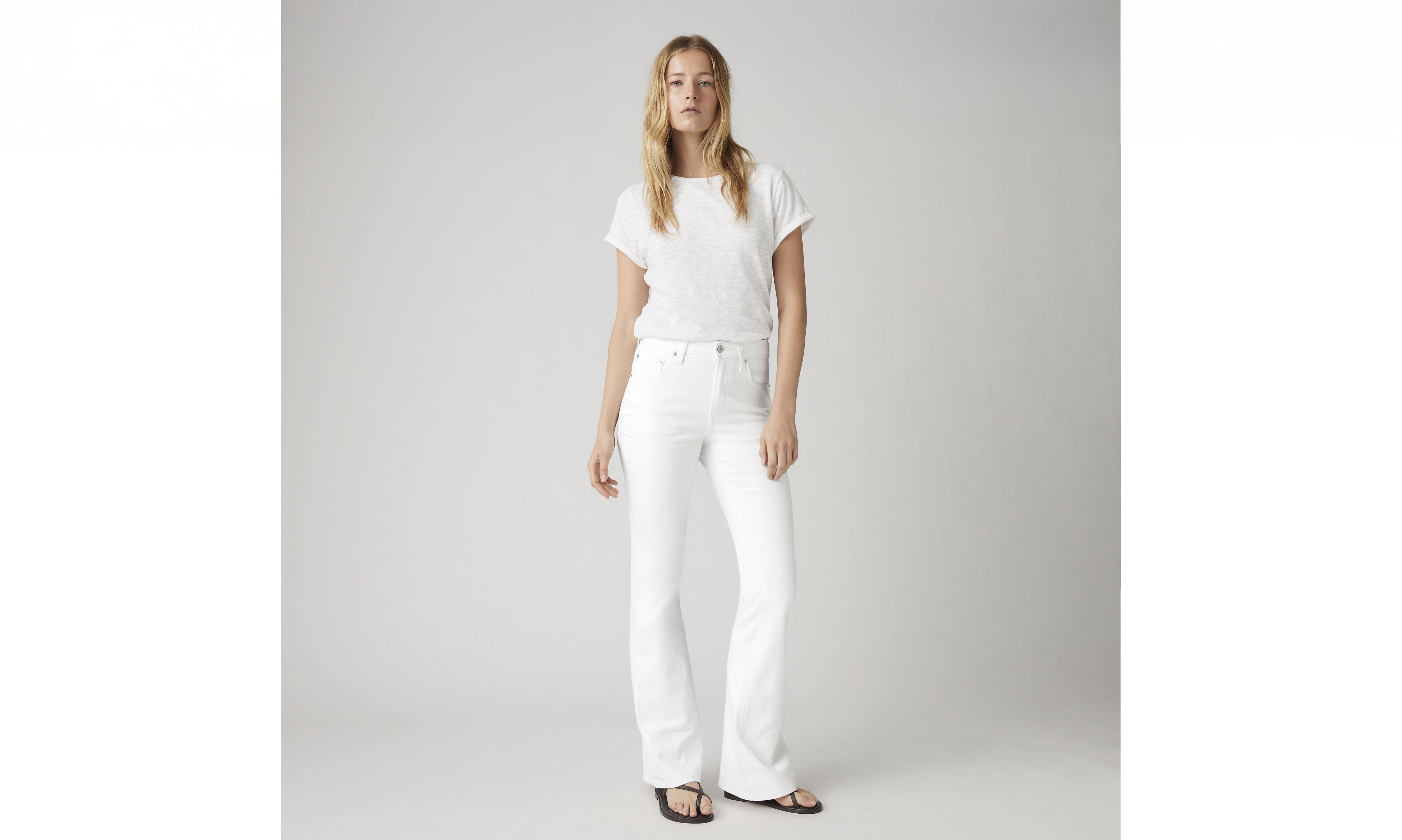 Jean 726 taille haute évasé pour femme 1