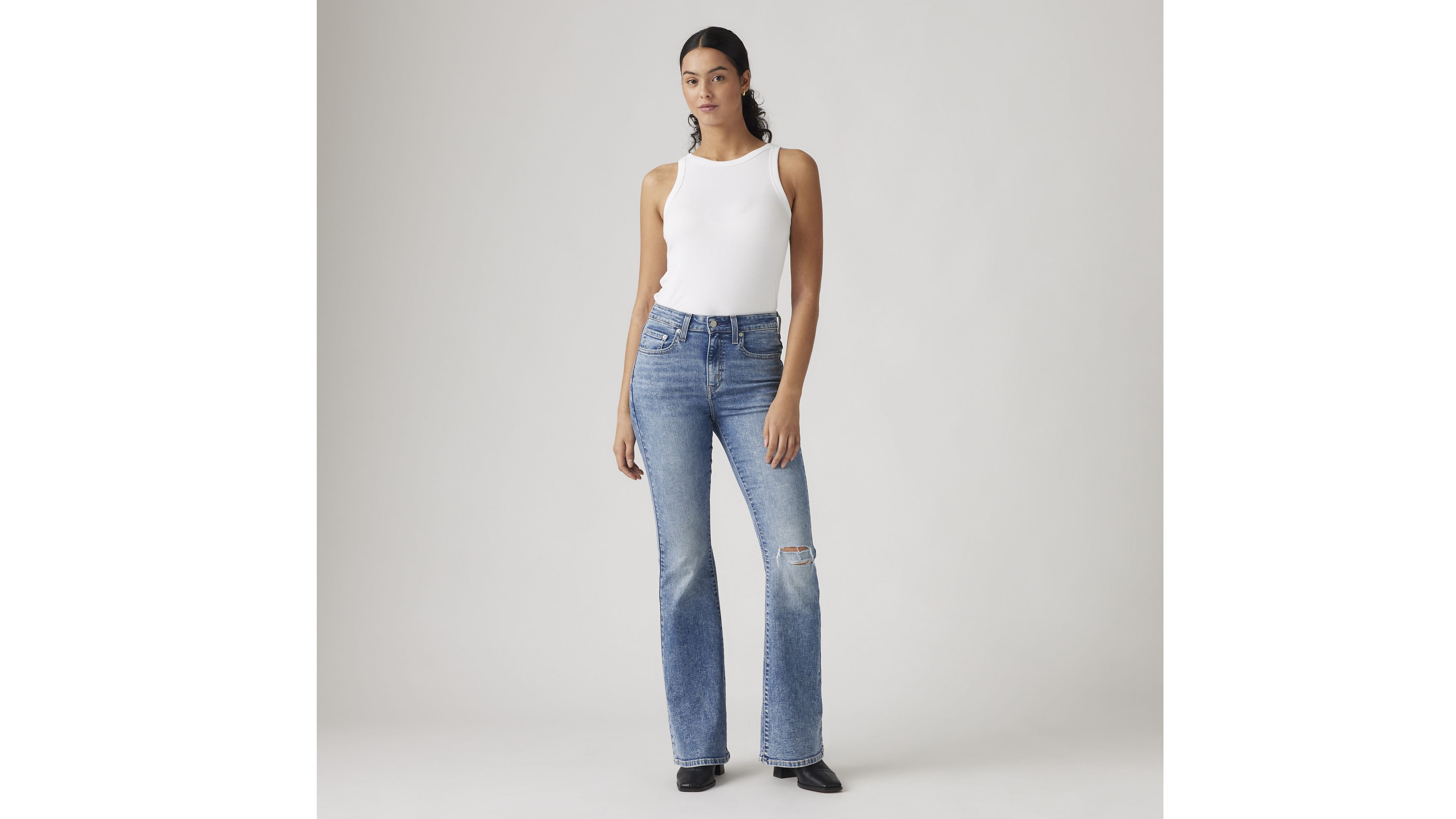 726 High Rise Flare Women's Jeans 14