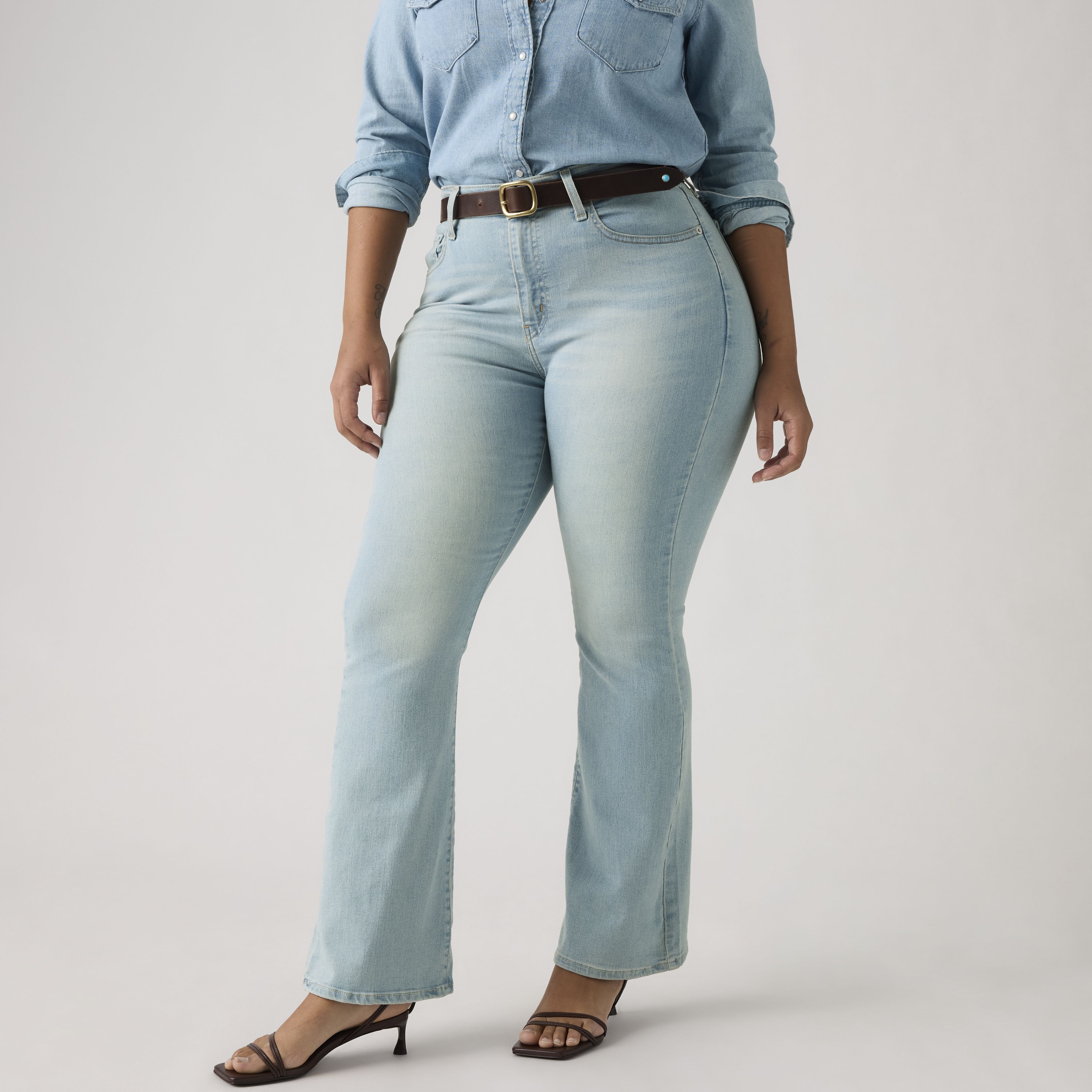 726 High Rise Flare Women's Jeans 10