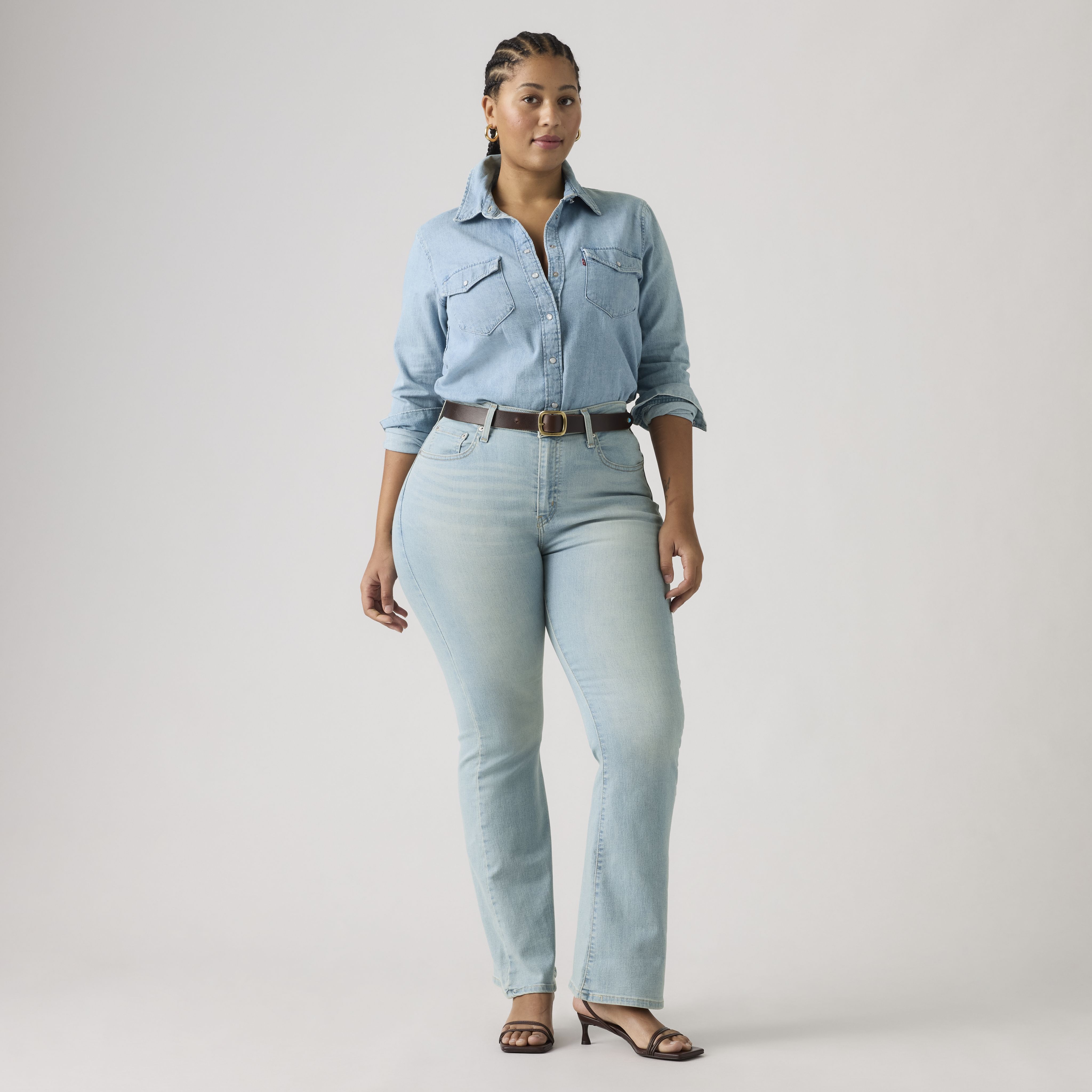 726 High Rise Flare Women's Jeans 9