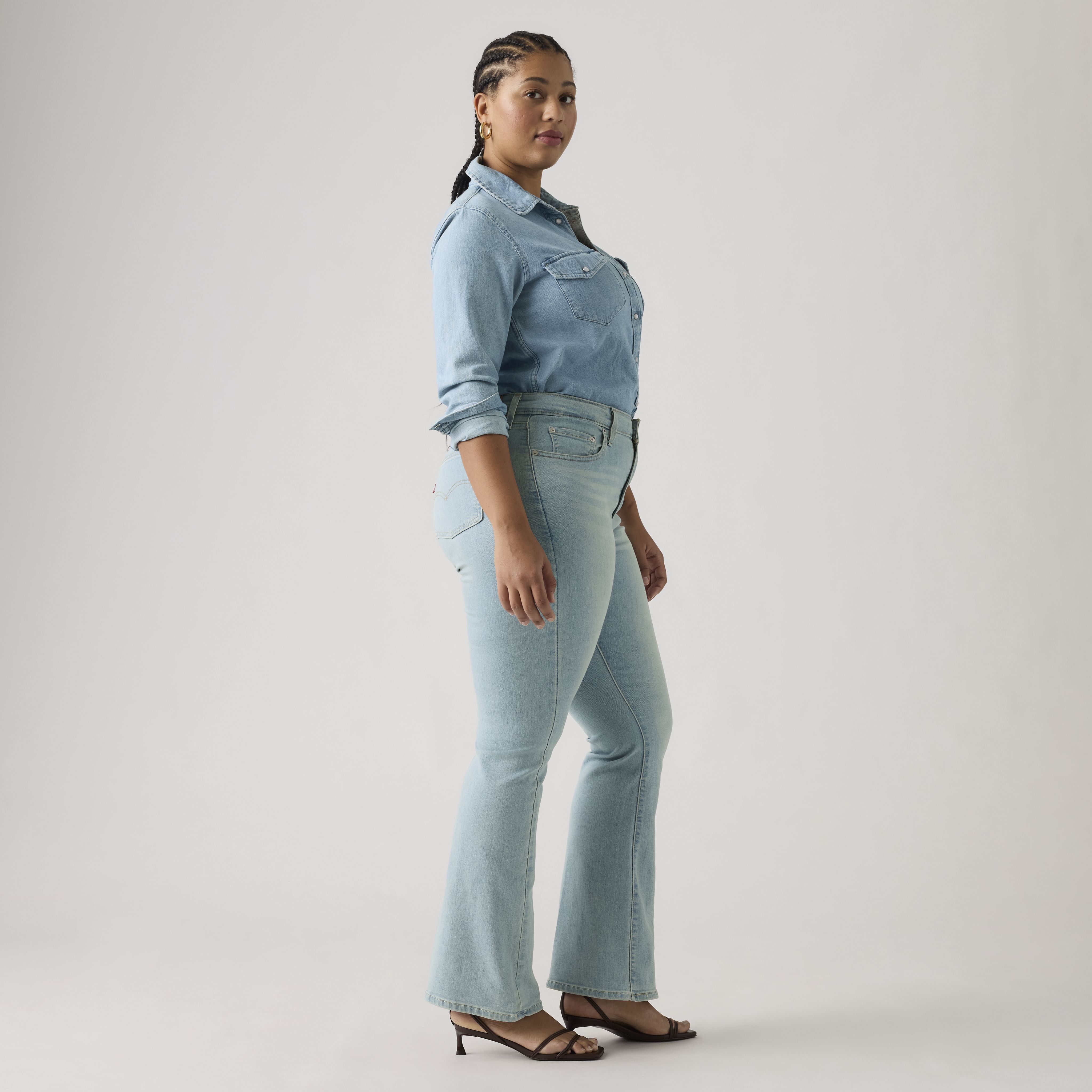 726 High Rise Flare Women's Jeans 11