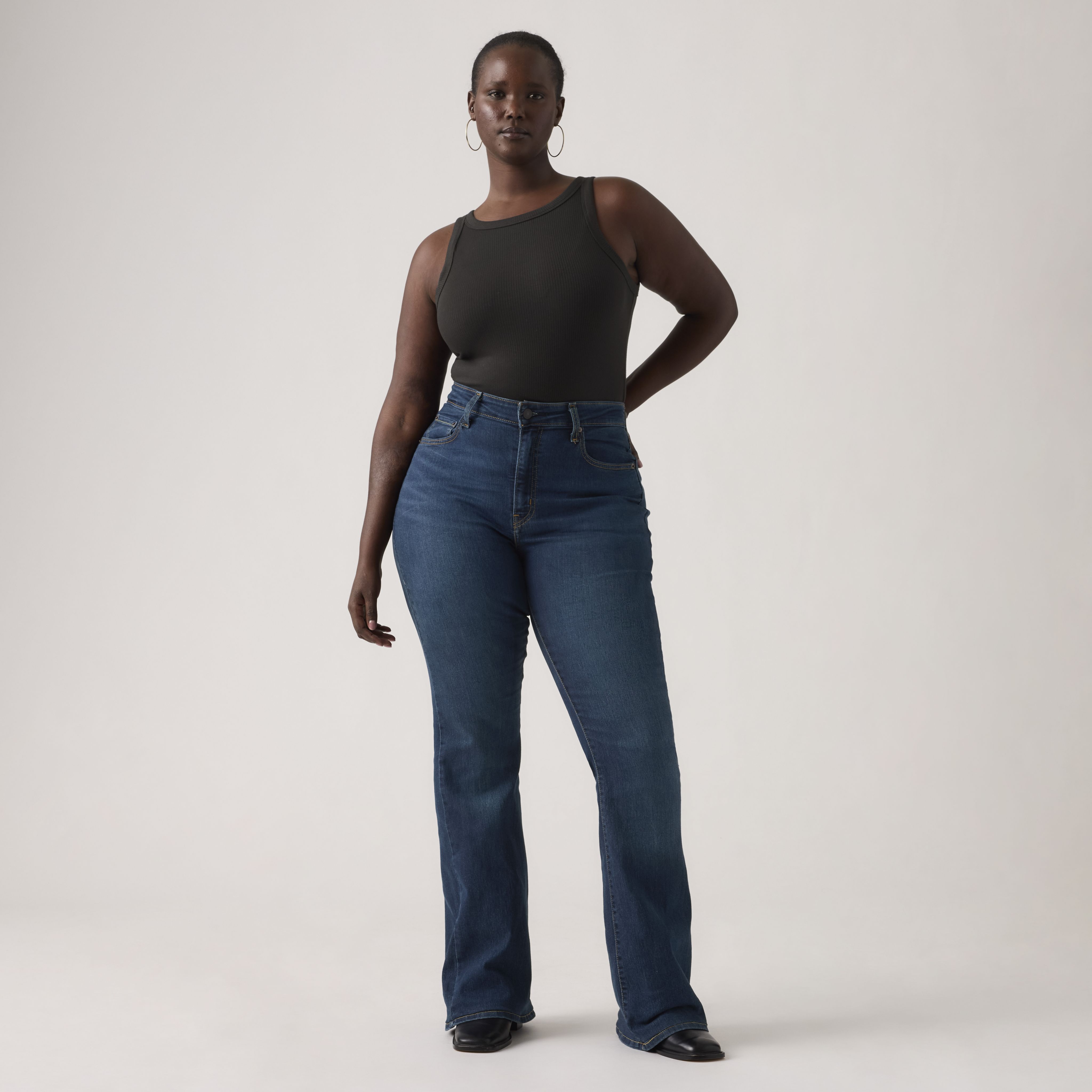 Jean 726 taille haute évasé pour femme 8
