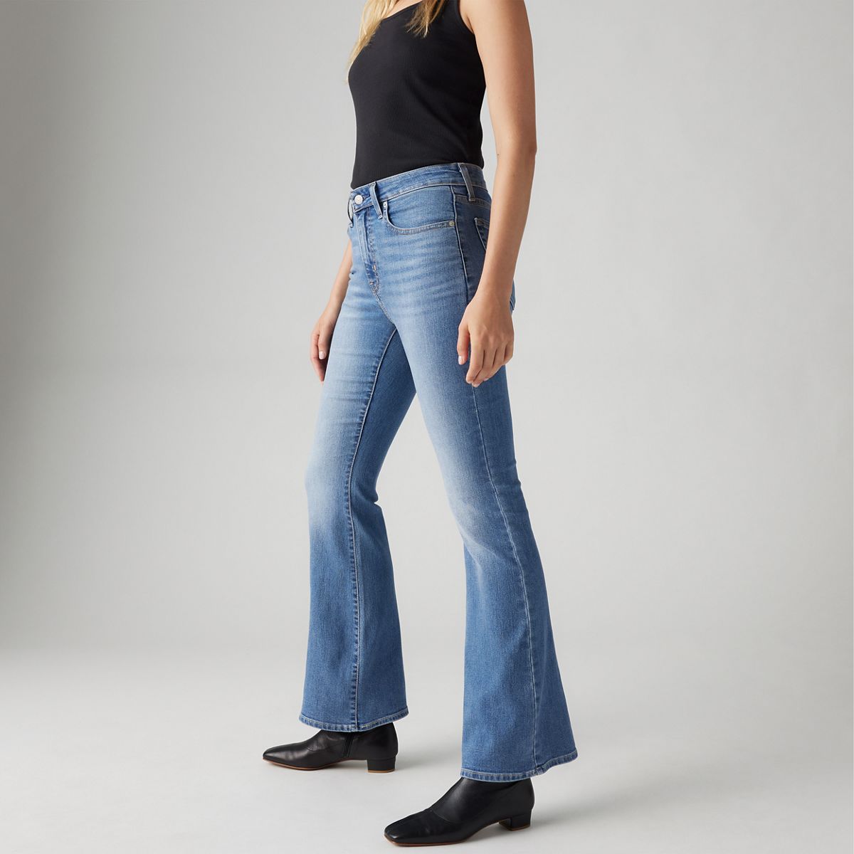 726 High-Rise Flare Women's Jeans — Eternal Indigo Mid - Medium Wash