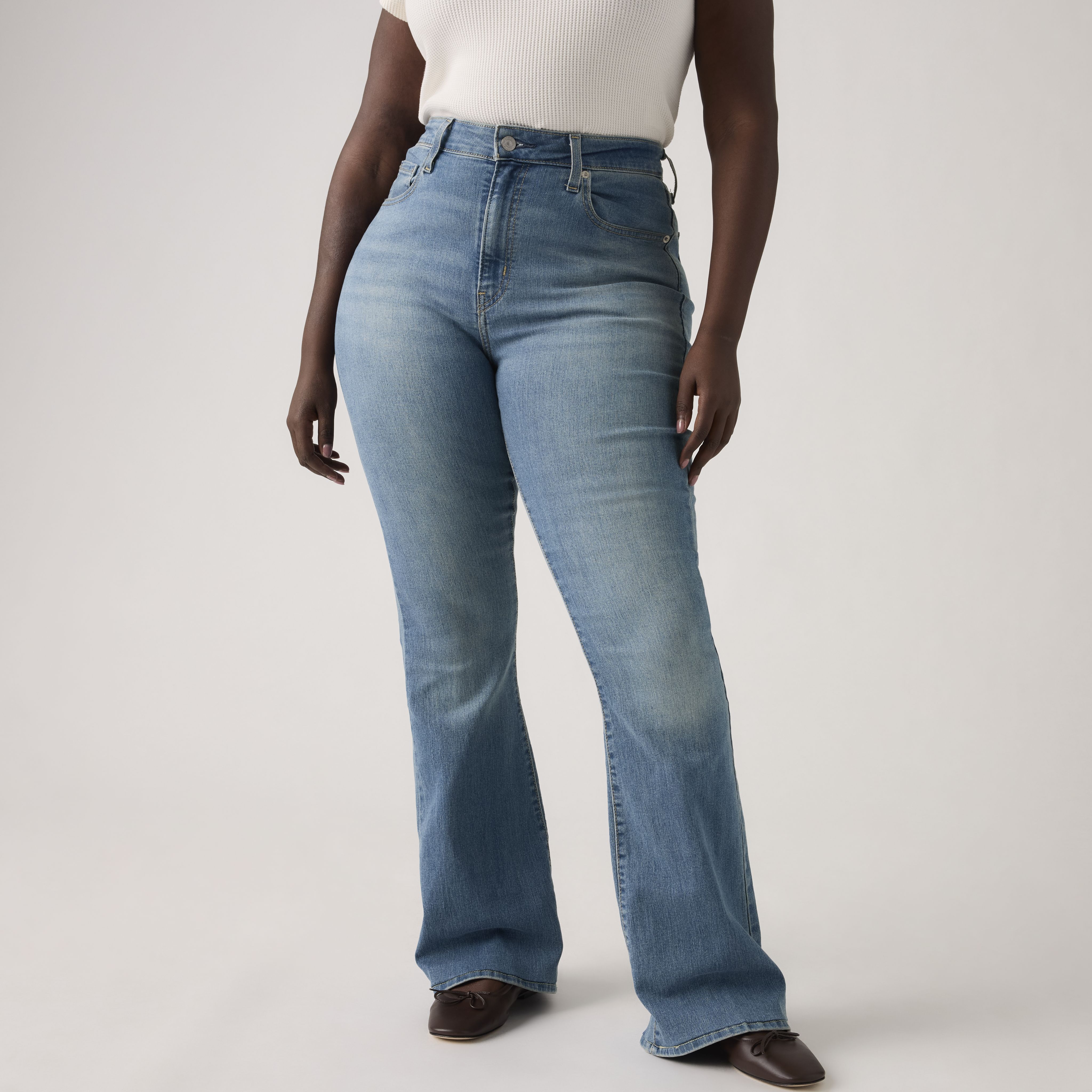 726 High Rise Flare Jeans 10