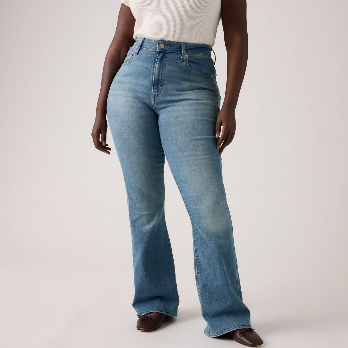 726 High-Rise Flare Women's Jeans — Eternal Indigo Mid - Medium Wash