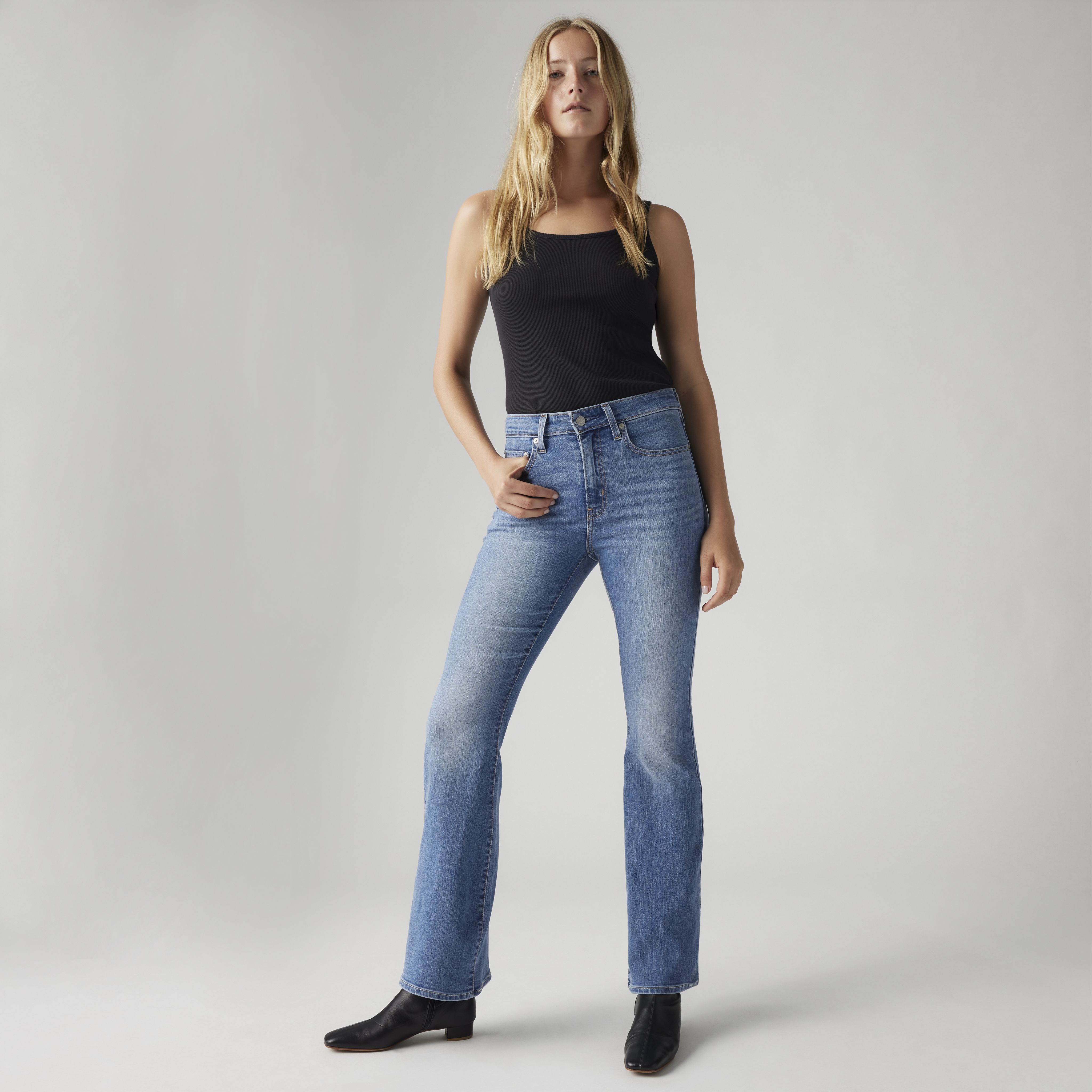 726 High Rise Flare Jeans 1