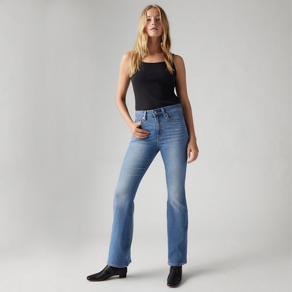 726 High-Rise Flare Women's Jeans — Eternal Indigo Mid - Medium Wash