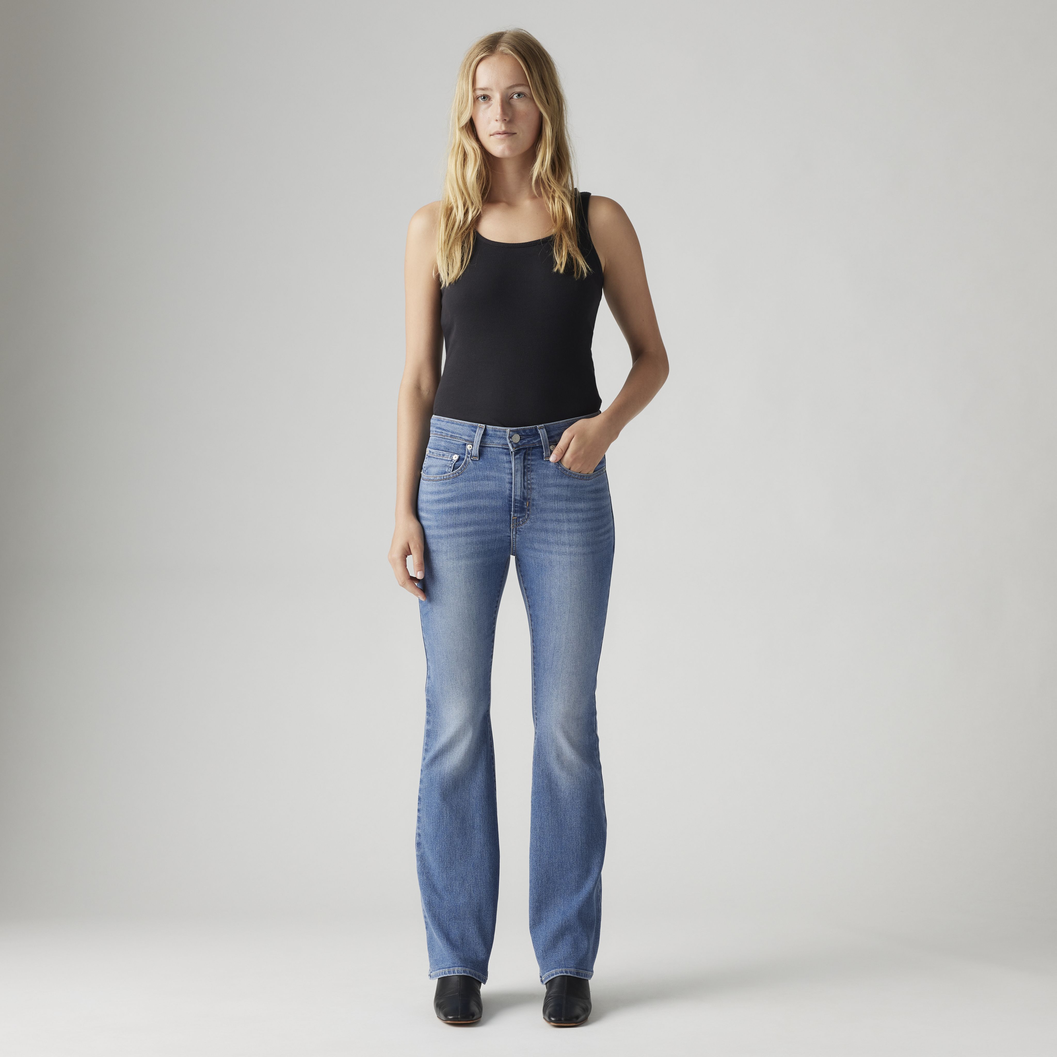 726 High Rise Flare Jeans 5